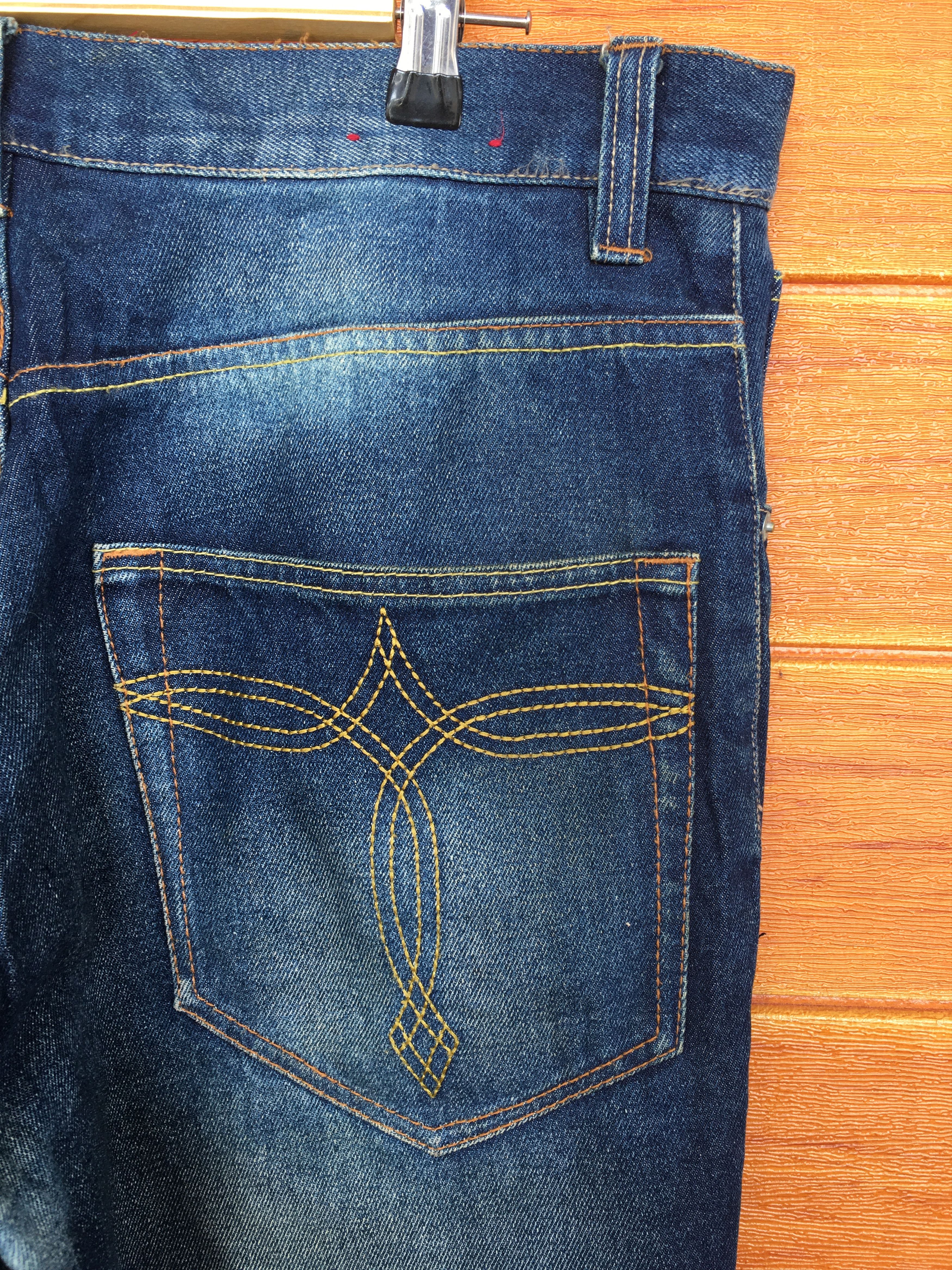 Japanese Brand Garage Label Distressed Denim Jeans Size US 35 - 16 Thumbnail