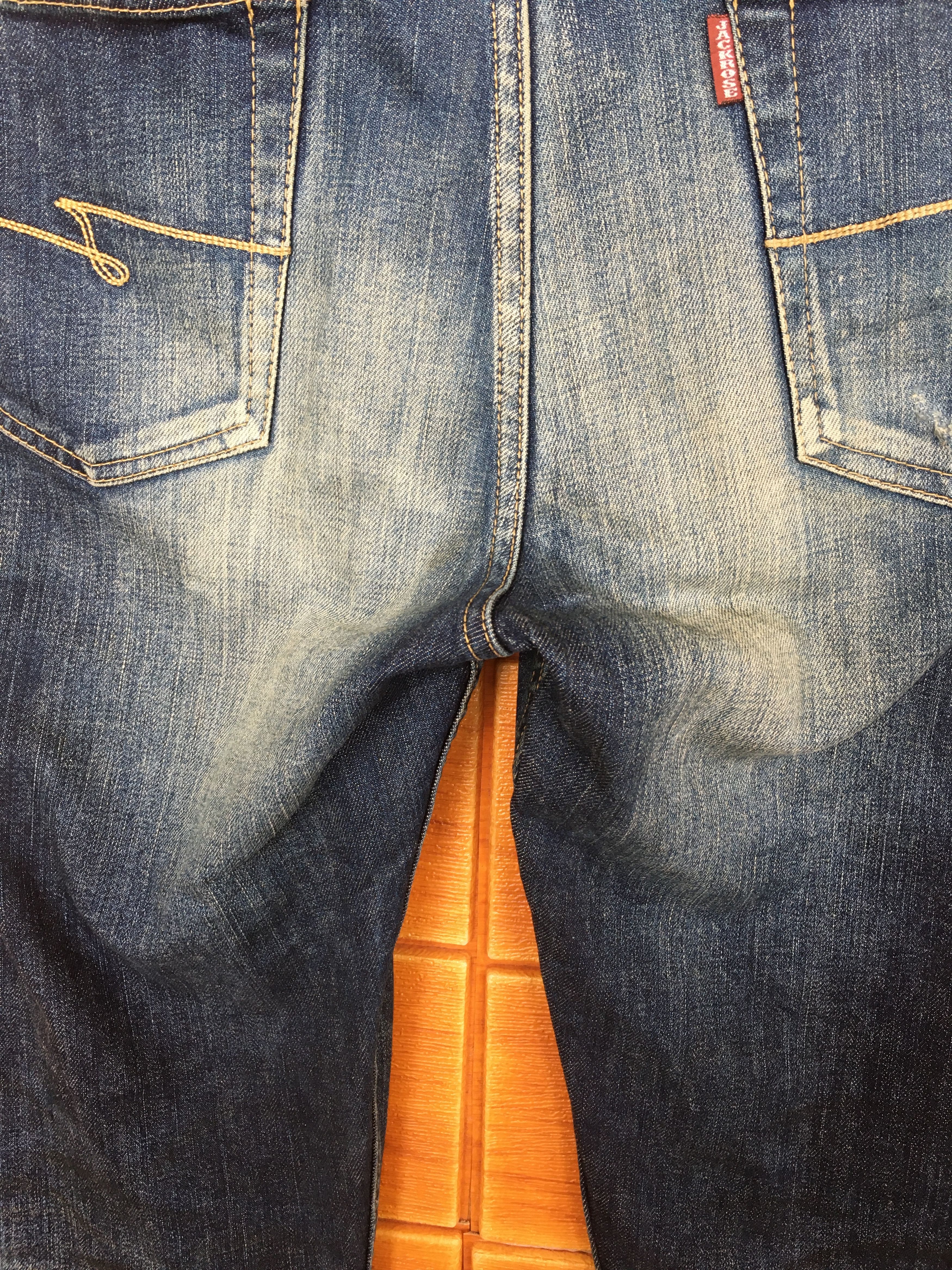 Number (N)ine × Undercover Vintage Jackrose Japan Patchwork Distressed Denim Jeans Size US 33 - 17 Thumbnail