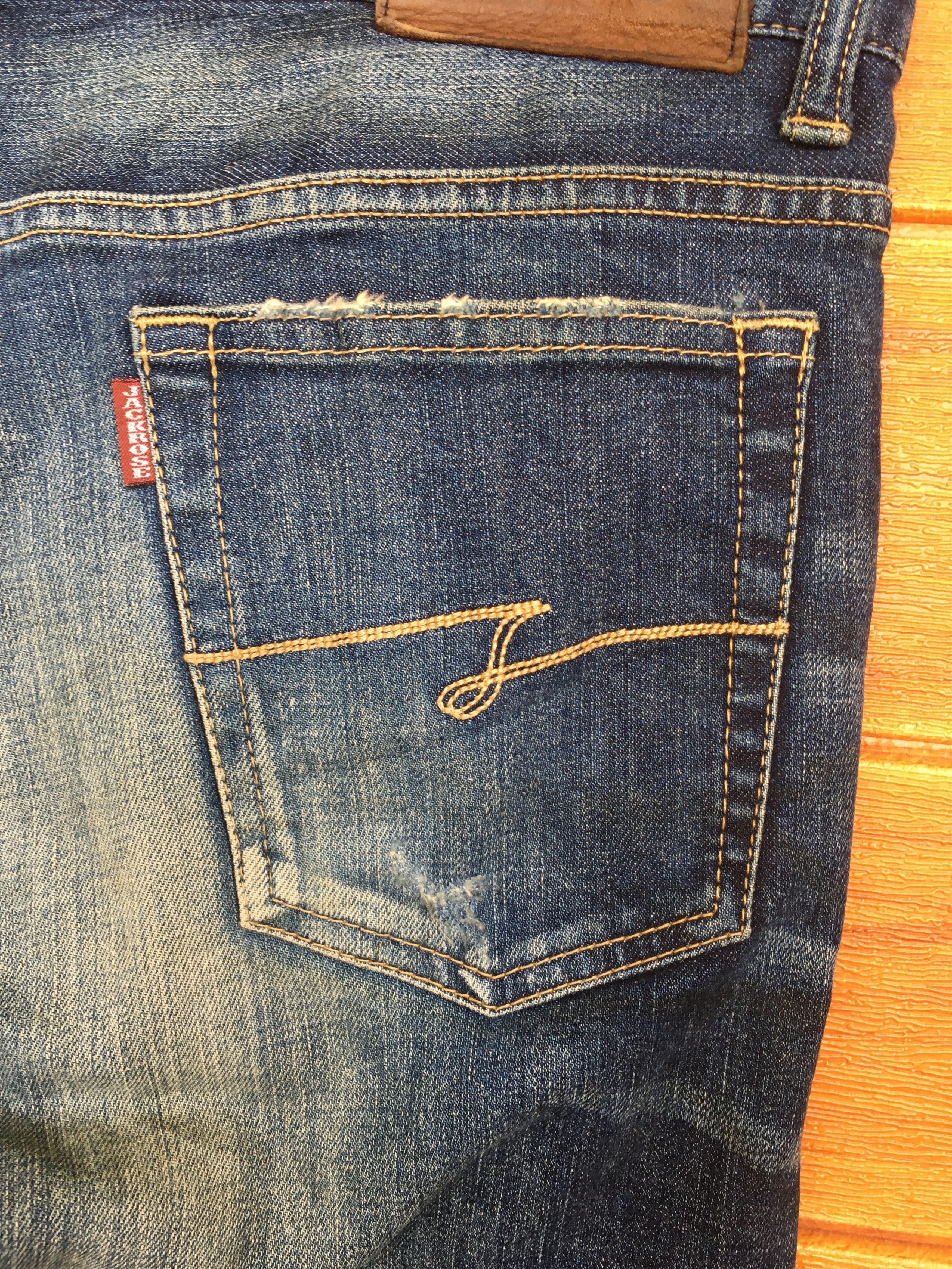 Number (N)ine × Undercover Vintage Jackrose Japan Patchwork Distressed Denim Jeans Size US 33 - 15 Thumbnail
