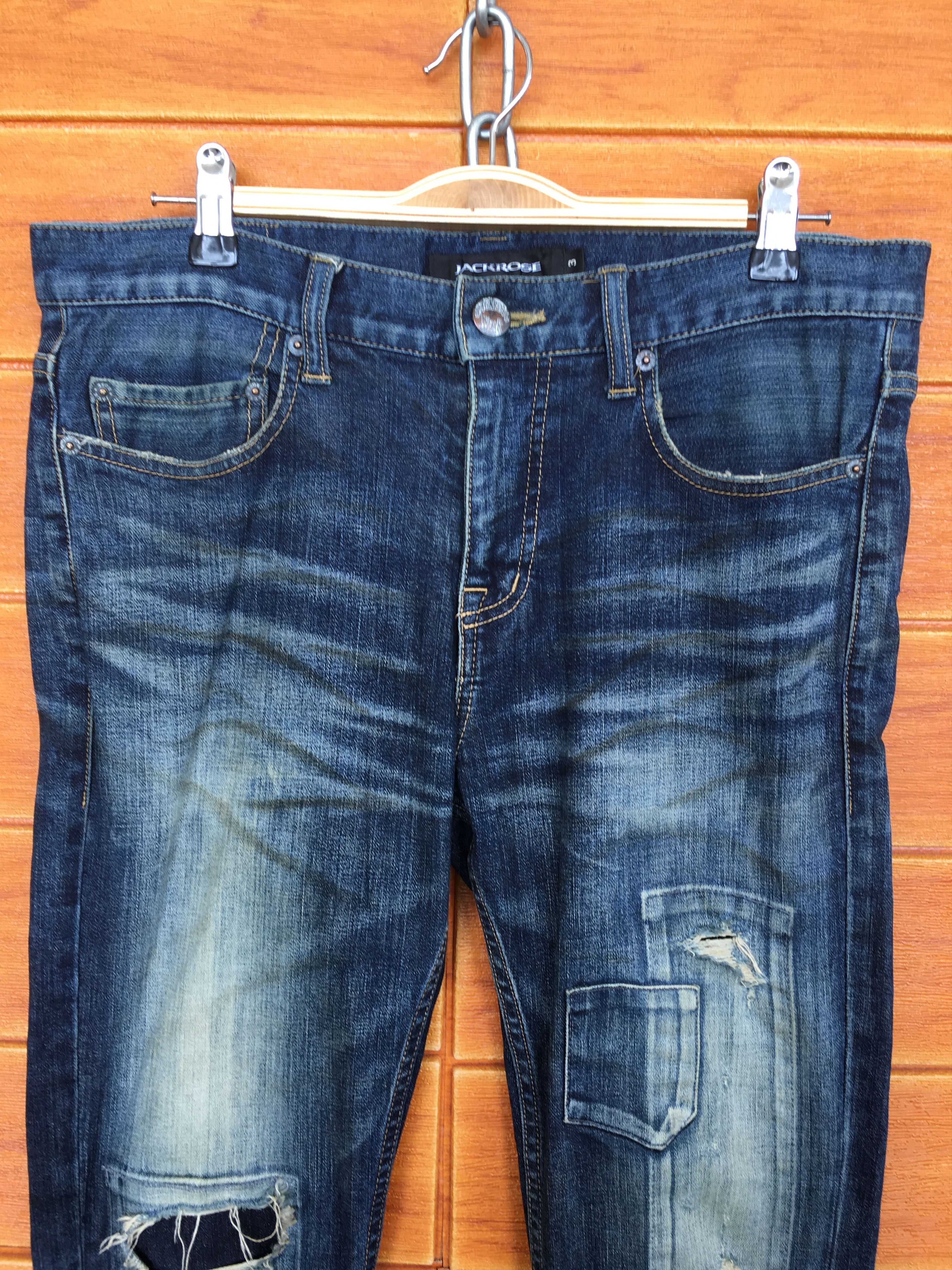 Number (N)ine × Undercover Vintage Jackrose Japan Patchwork Distressed Denim Jeans Size US 33 - 2 Thumbnail
