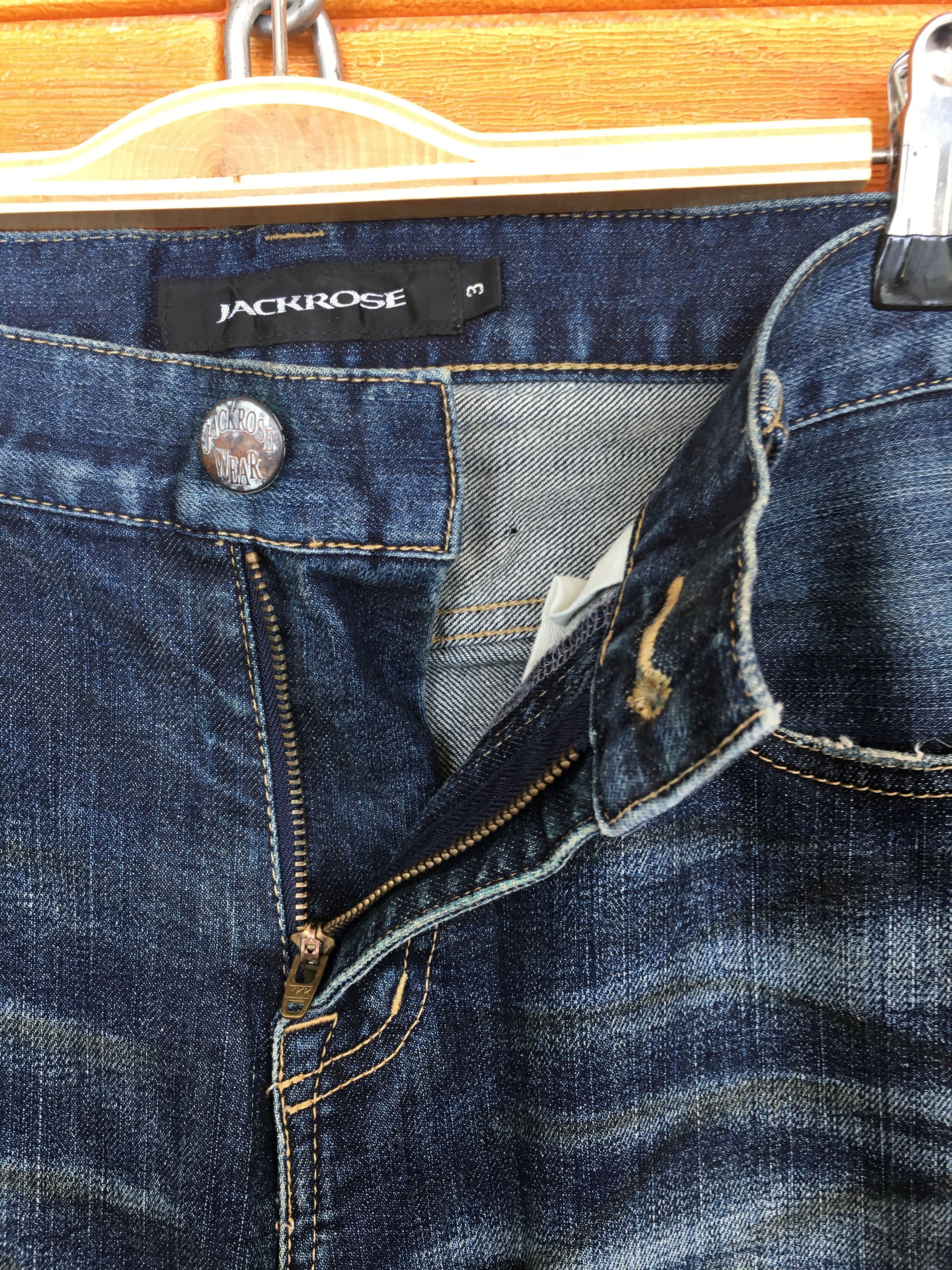 Number (N)ine × Undercover Vintage Jackrose Japan Patchwork Distressed Denim Jeans Size US 33 - 25 Thumbnail