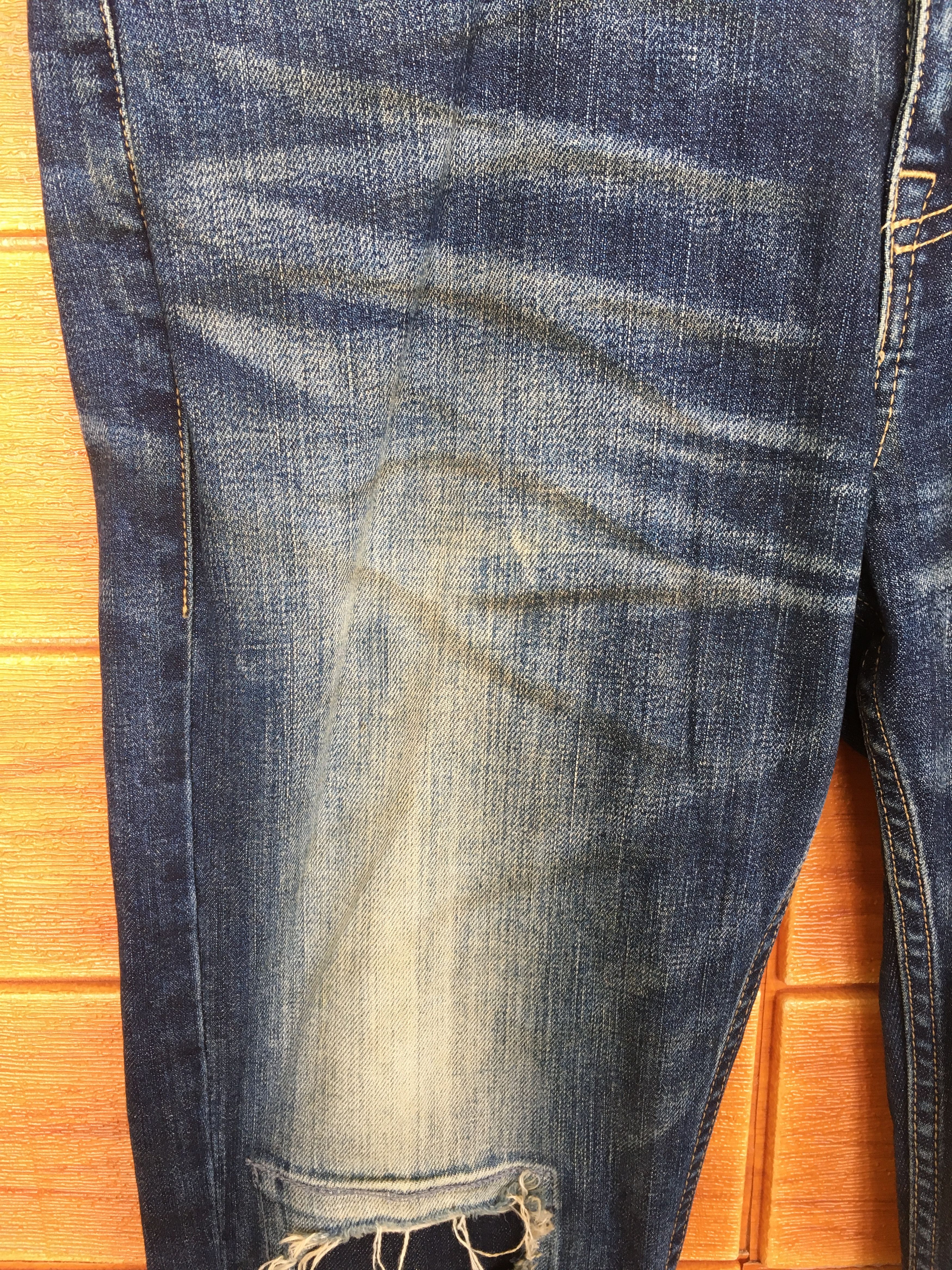 Number (N)ine × Undercover Vintage Jackrose Japan Patchwork Distressed Denim Jeans Size US 33 - 3 Thumbnail
