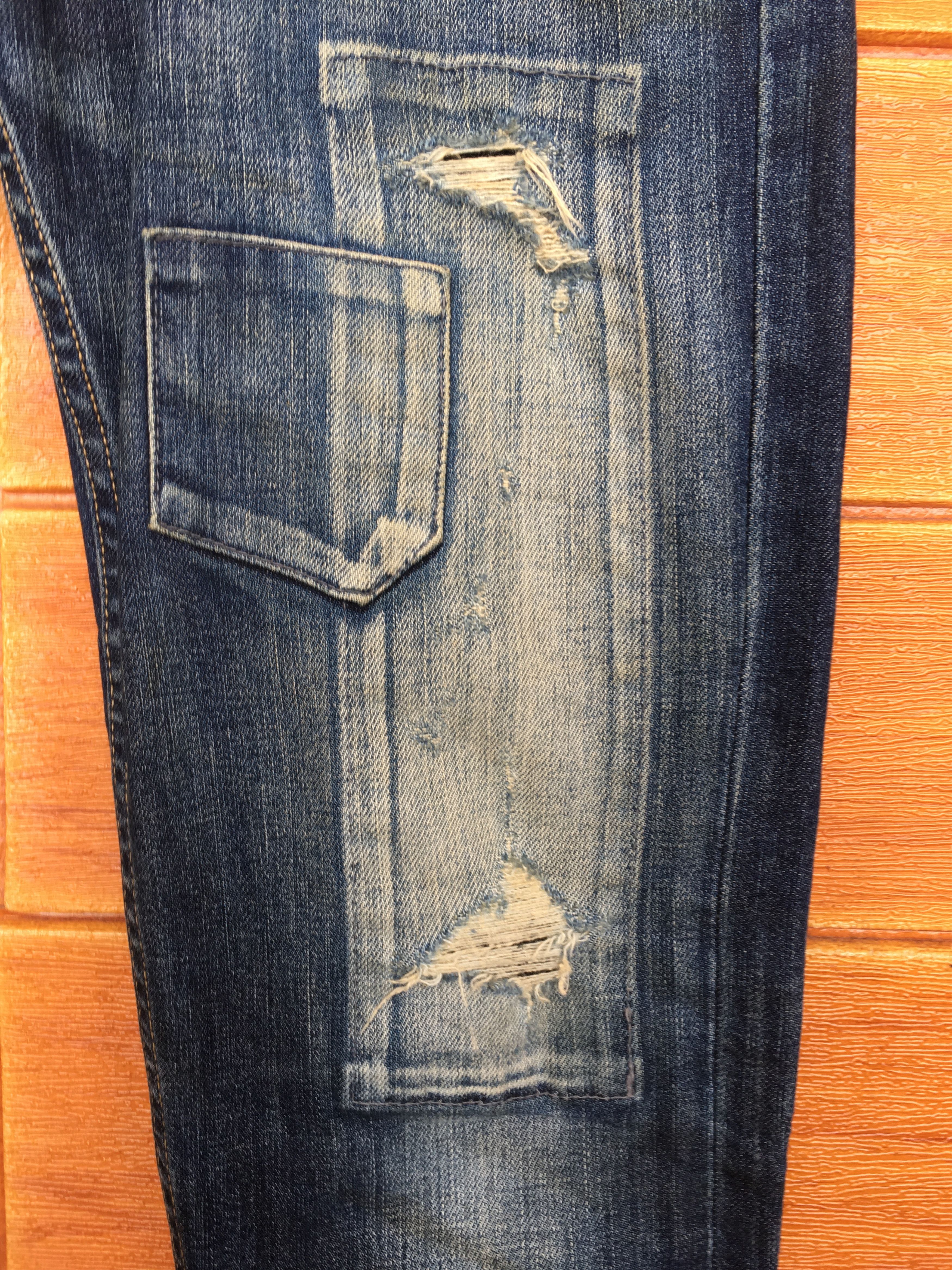 Number (N)ine × Undercover Vintage Jackrose Japan Patchwork Distressed Denim Jeans Size US 33 - 6 Thumbnail