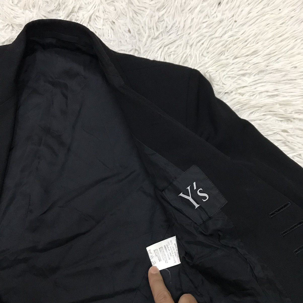 Yohji Yamamoto VINTAGE Y’S YOHJI YAMAMOTO COAT JACKET Size XS / US 0-2 / IT 36-38 - 12 Thumbnail