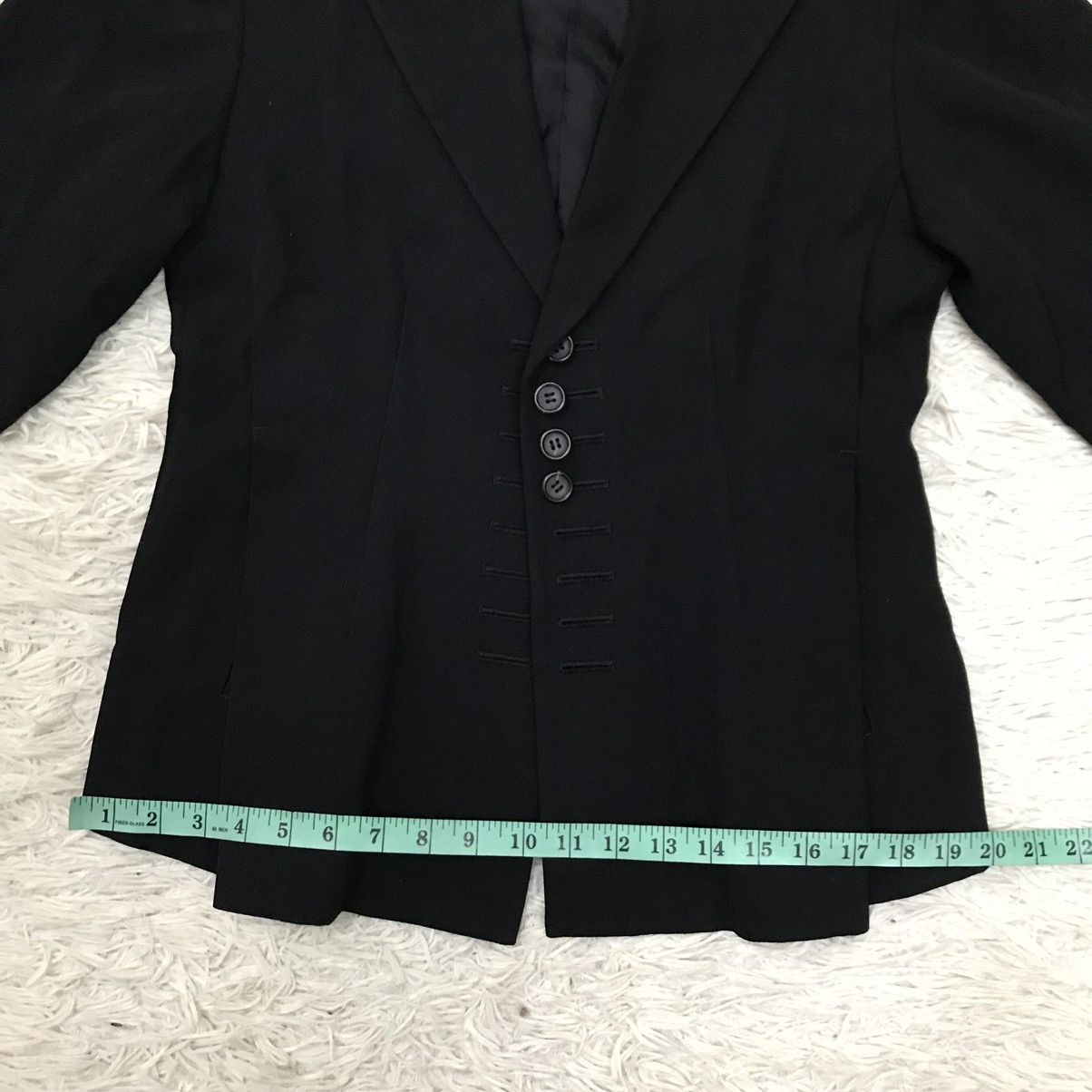 Yohji Yamamoto VINTAGE Y’S YOHJI YAMAMOTO COAT JACKET Size XS / US 0-2 / IT 36-38 - 19 Thumbnail