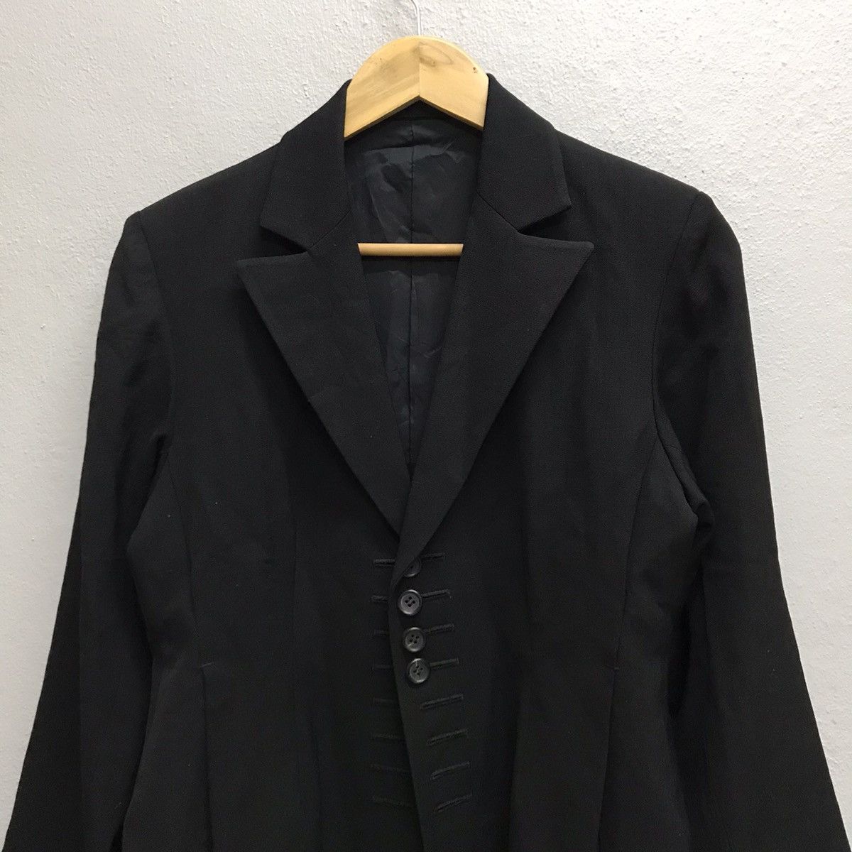 Yohji Yamamoto VINTAGE Y’S YOHJI YAMAMOTO COAT JACKET Size XS / US 0-2 / IT 36-38 - 7 Thumbnail