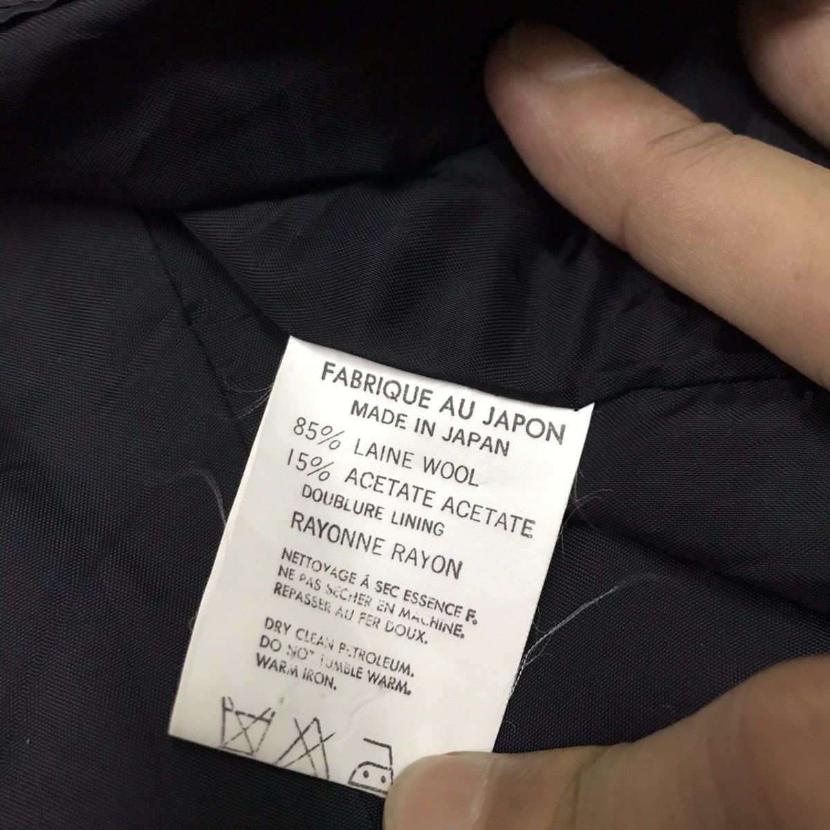 Yohji Yamamoto VINTAGE Y’S YOHJI YAMAMOTO COAT JACKET Size XS / US 0-2 / IT 36-38 - 14 Thumbnail