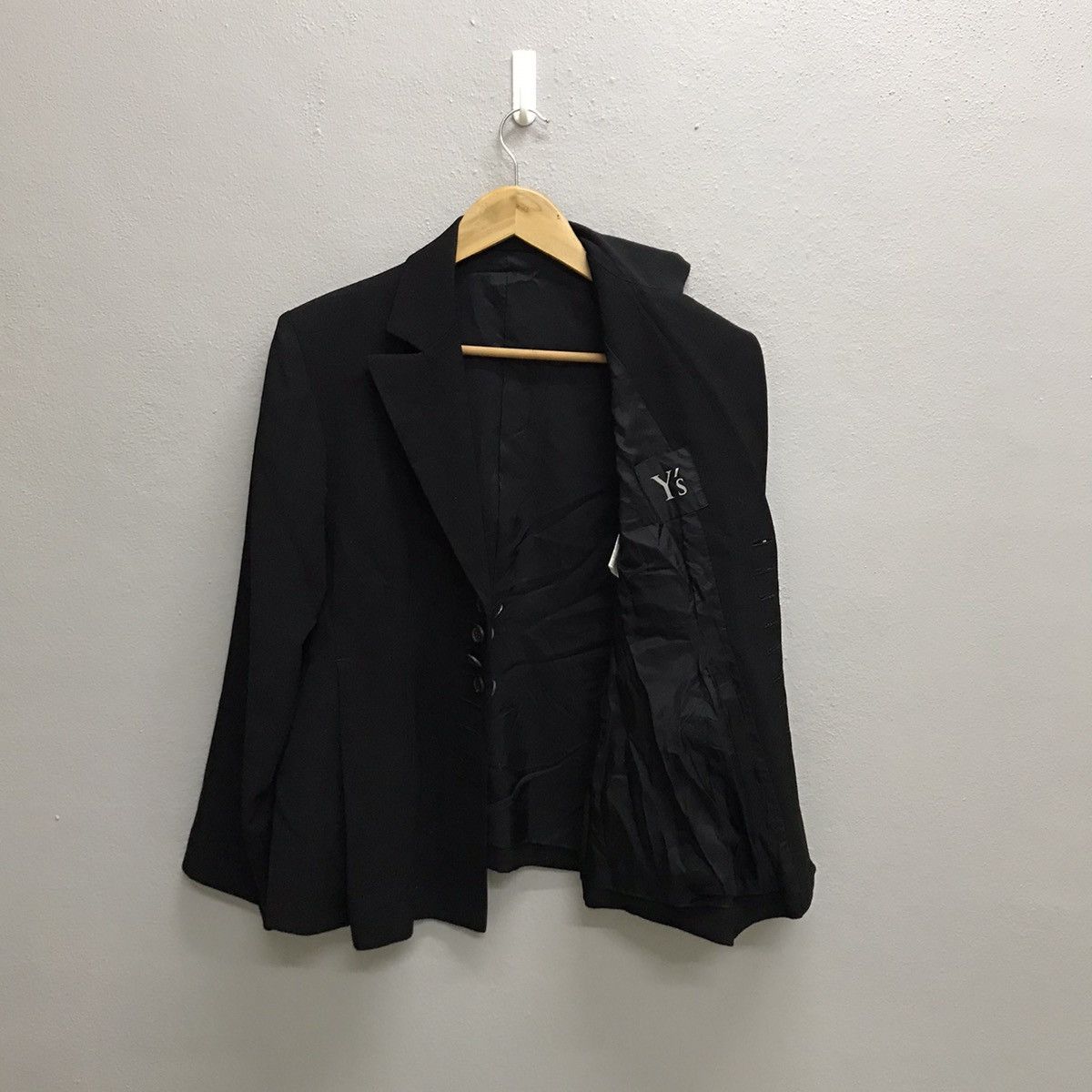 Yohji Yamamoto VINTAGE Y’S YOHJI YAMAMOTO COAT JACKET Size XS / US 0-2 / IT 36-38 - 4 Thumbnail