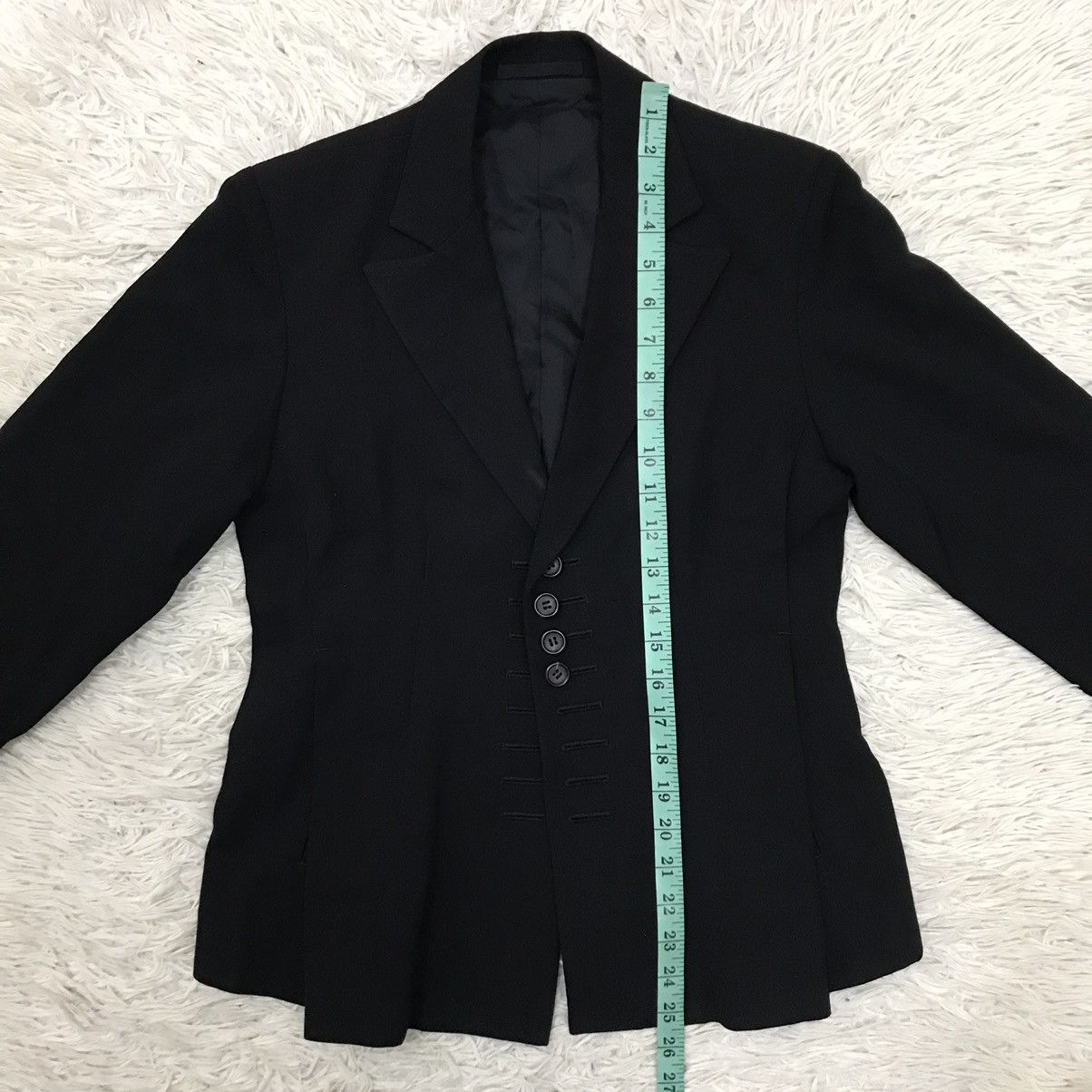 Yohji Yamamoto VINTAGE Y’S YOHJI YAMAMOTO COAT JACKET Size XS / US 0-2 / IT 36-38 - 17 Thumbnail
