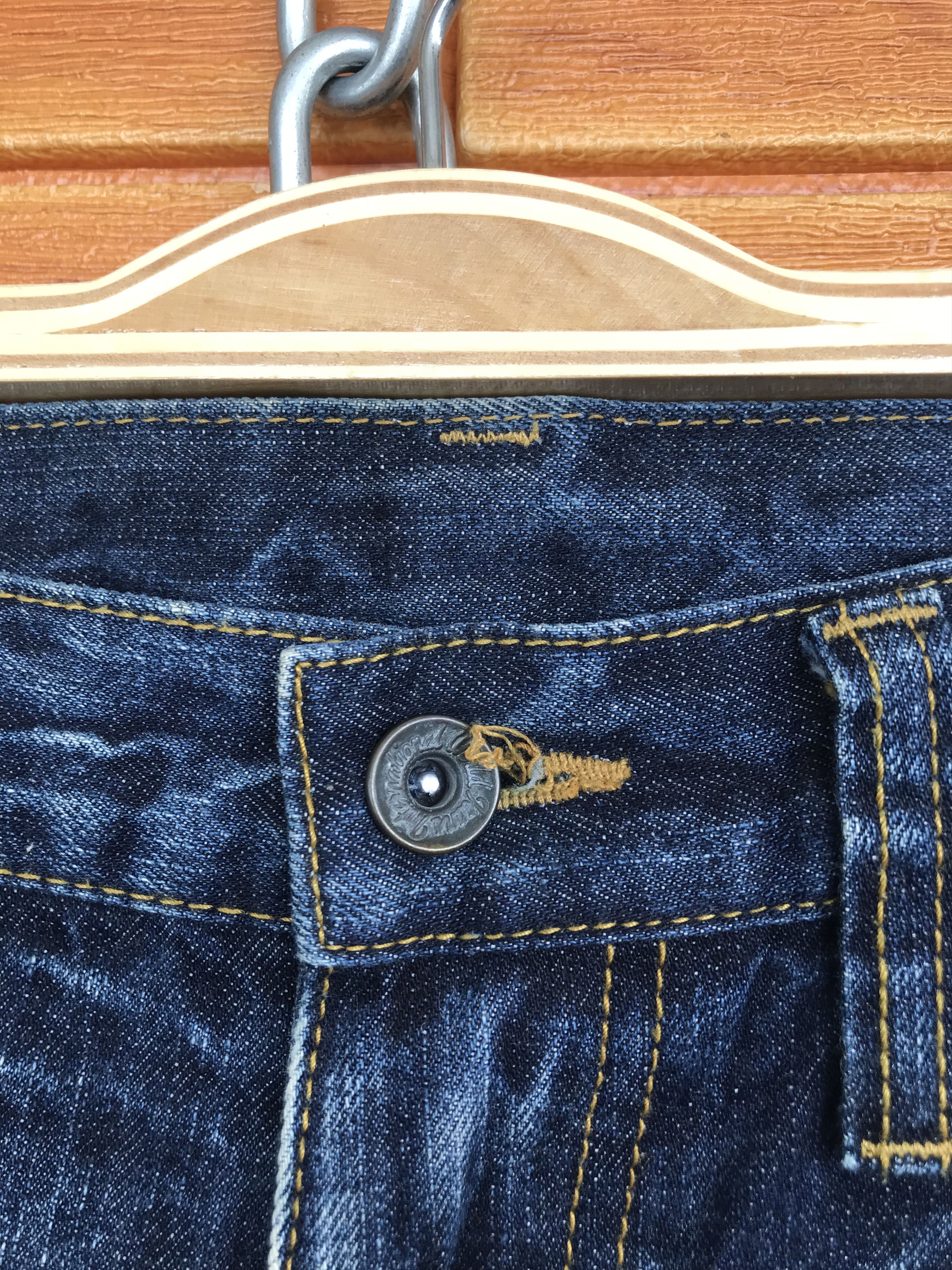 If Six Was Nine Japanese Brand Clawmark Lighting Distressed Denim Jeans Size US 32 / EU 48 - 20 Thumbnail
