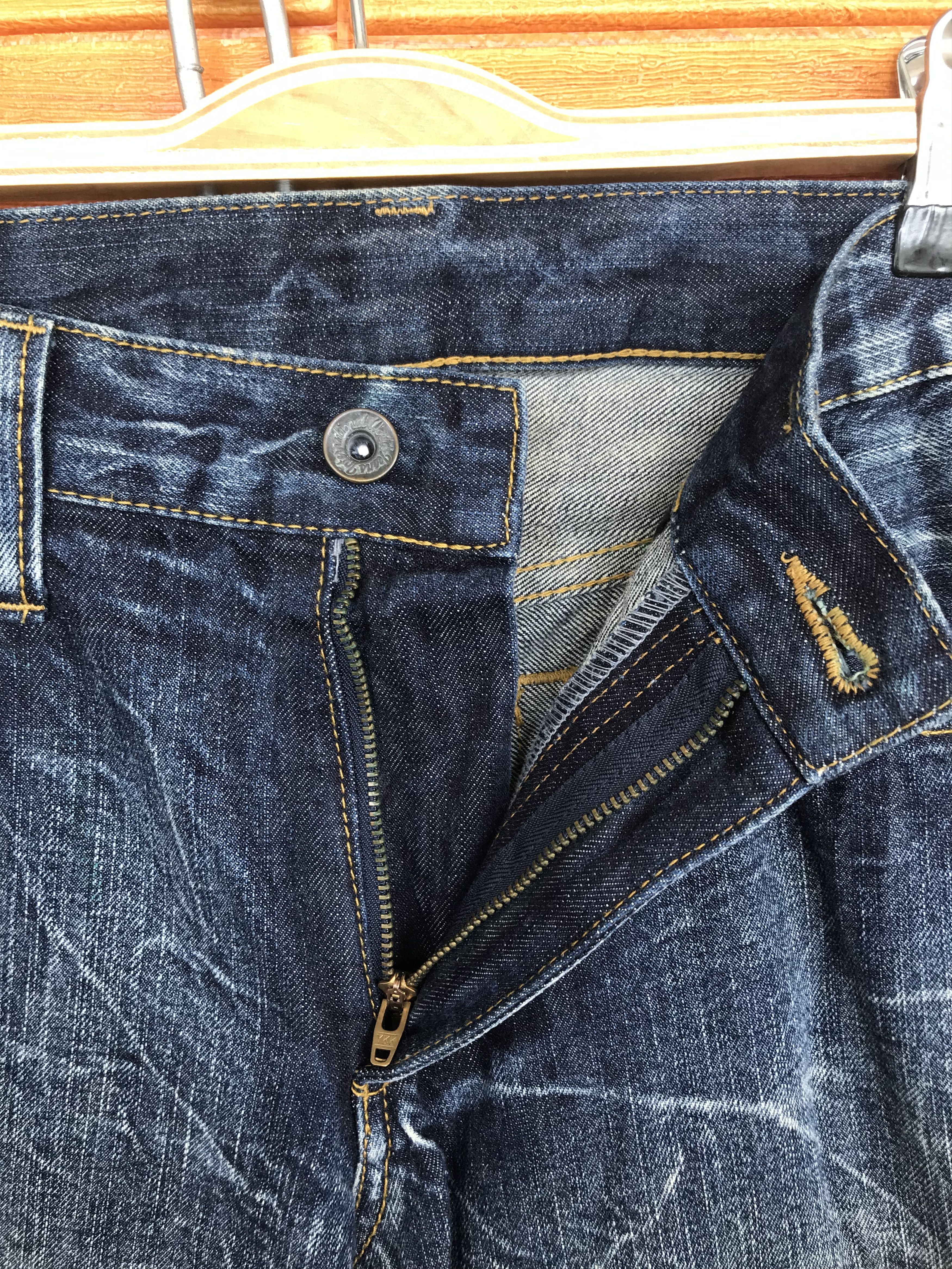 If Six Was Nine Japanese Brand Clawmark Lighting Distressed Denim Jeans Size US 32 / EU 48 - 21 Thumbnail