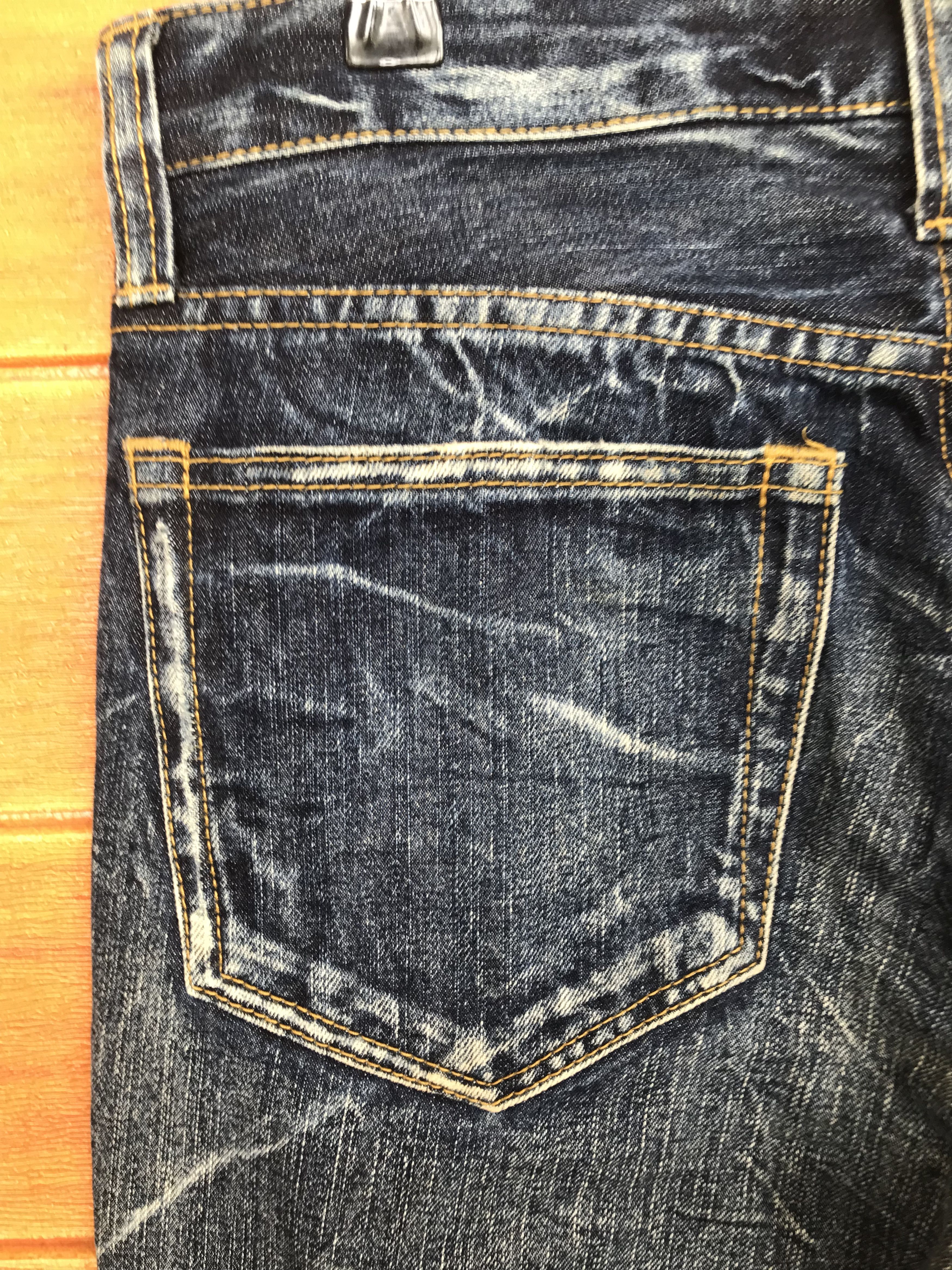 If Six Was Nine Japanese Brand Clawmark Lighting Distressed Denim Jeans Size US 32 / EU 48 - 15 Thumbnail
