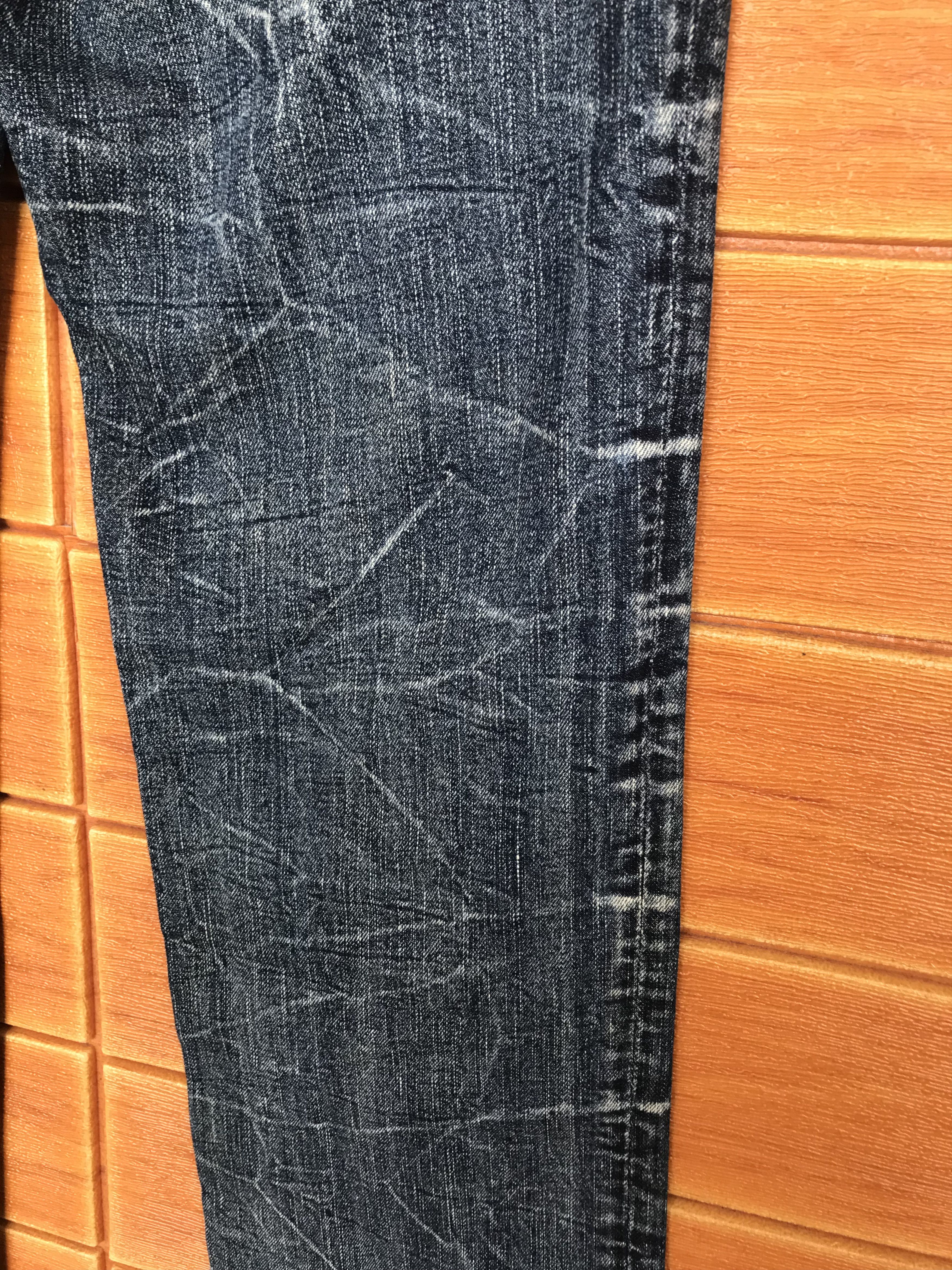 If Six Was Nine Japanese Brand Clawmark Lighting Distressed Denim Jeans Size US 32 / EU 48 - 17 Thumbnail