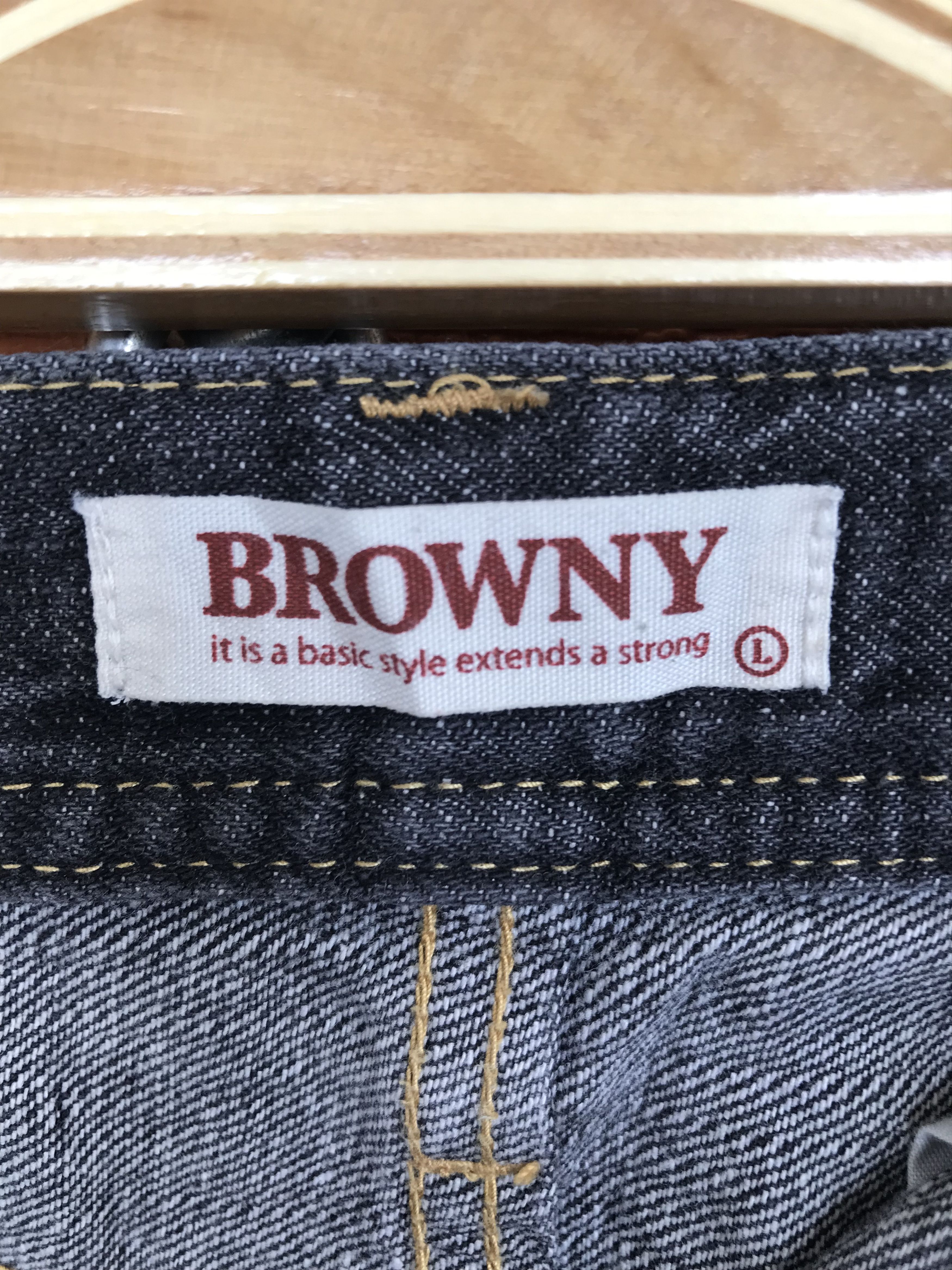 Hysteric Glamour Vintage Browny Japan Distressed Denim Jeans Size US 32 / EU 48 - 18 Thumbnail