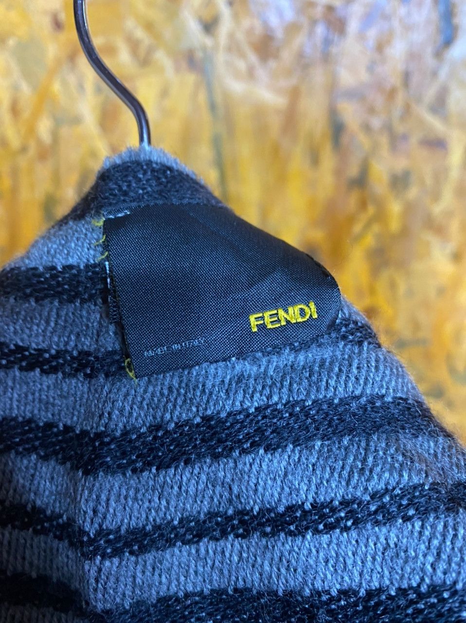 Fendi × Vintage 💥VINTAGE FENDI Monogram Muffler Scarf Size ONE SIZE - 7 Thumbnail