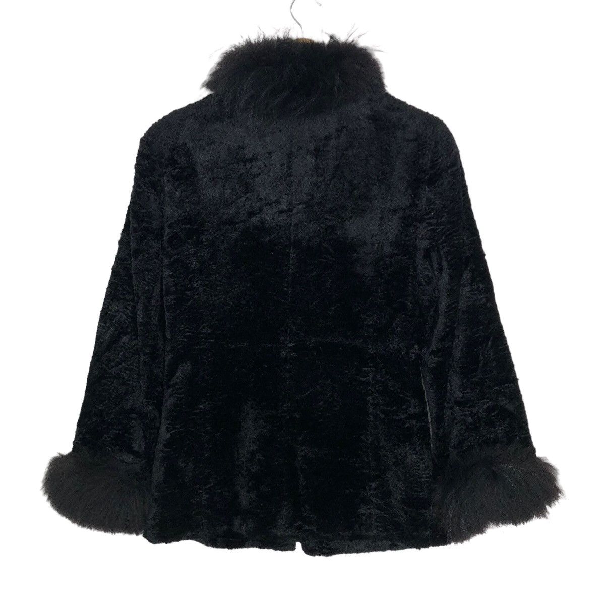 Valentino Vintage Valentino Garavani Faux Fur Velvet Jacket Size S / US 4 / IT 40 - 12 Thumbnail