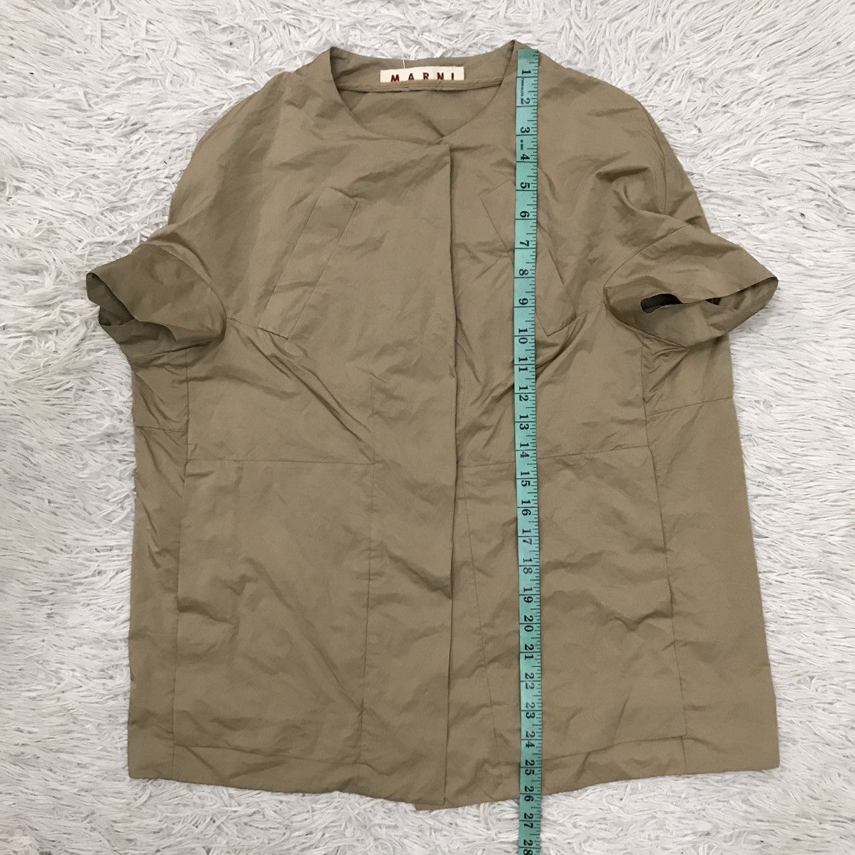 Marni MARNI SNAP BUTTON DOCTOR SHIRT Size L / US 10 / IT 46 - 13 Thumbnail