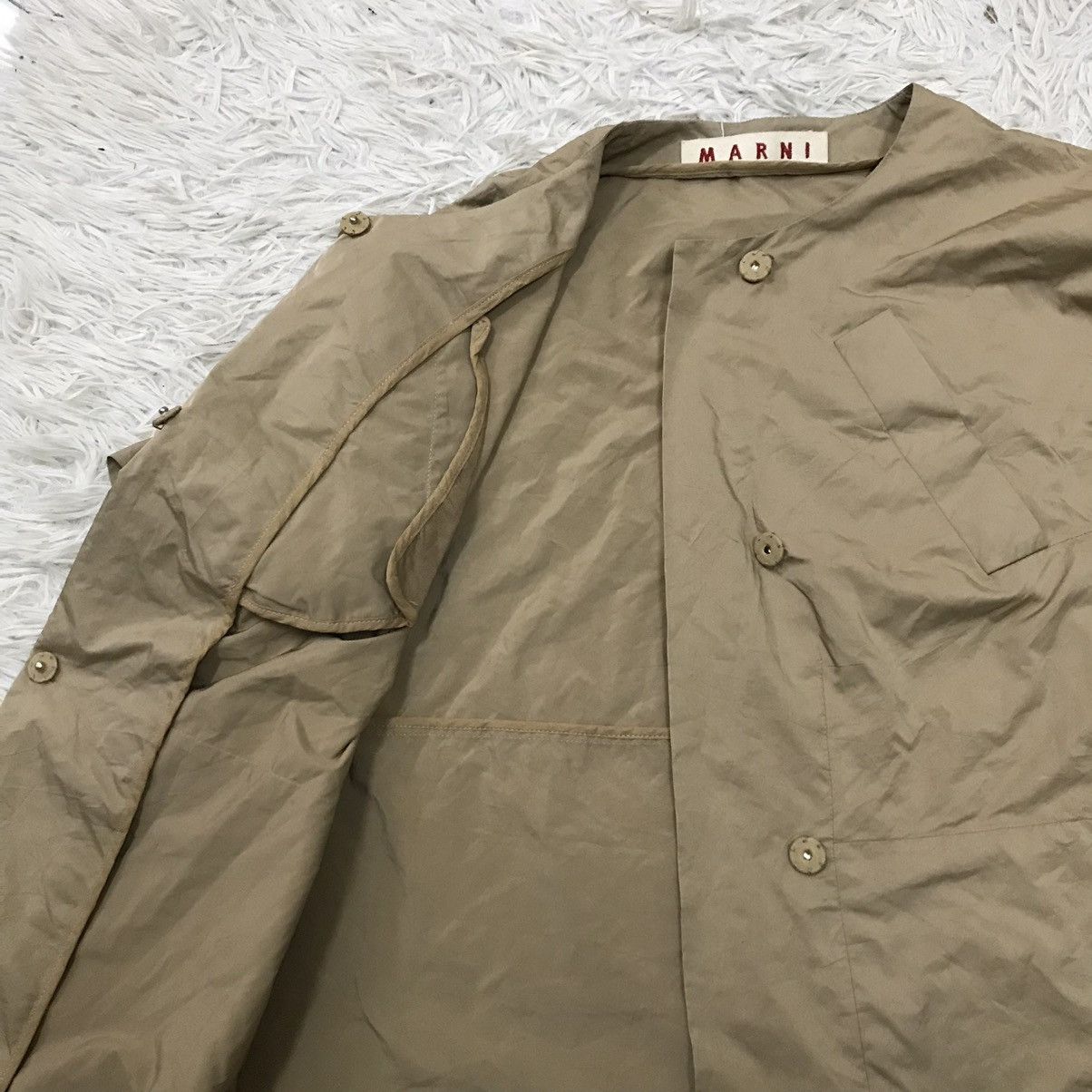 Marni MARNI SNAP BUTTON DOCTOR SHIRT Size L / US 10 / IT 46 - 8 Thumbnail