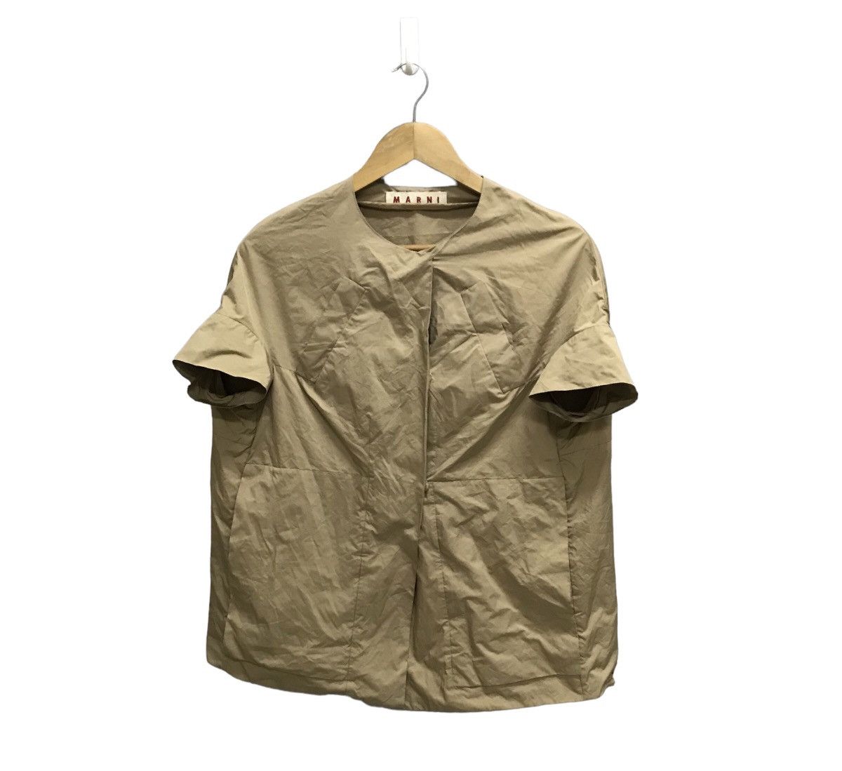 Marni MARNI SNAP BUTTON DOCTOR SHIRT Size L / US 10 / IT 46 - 1 Thumbnail