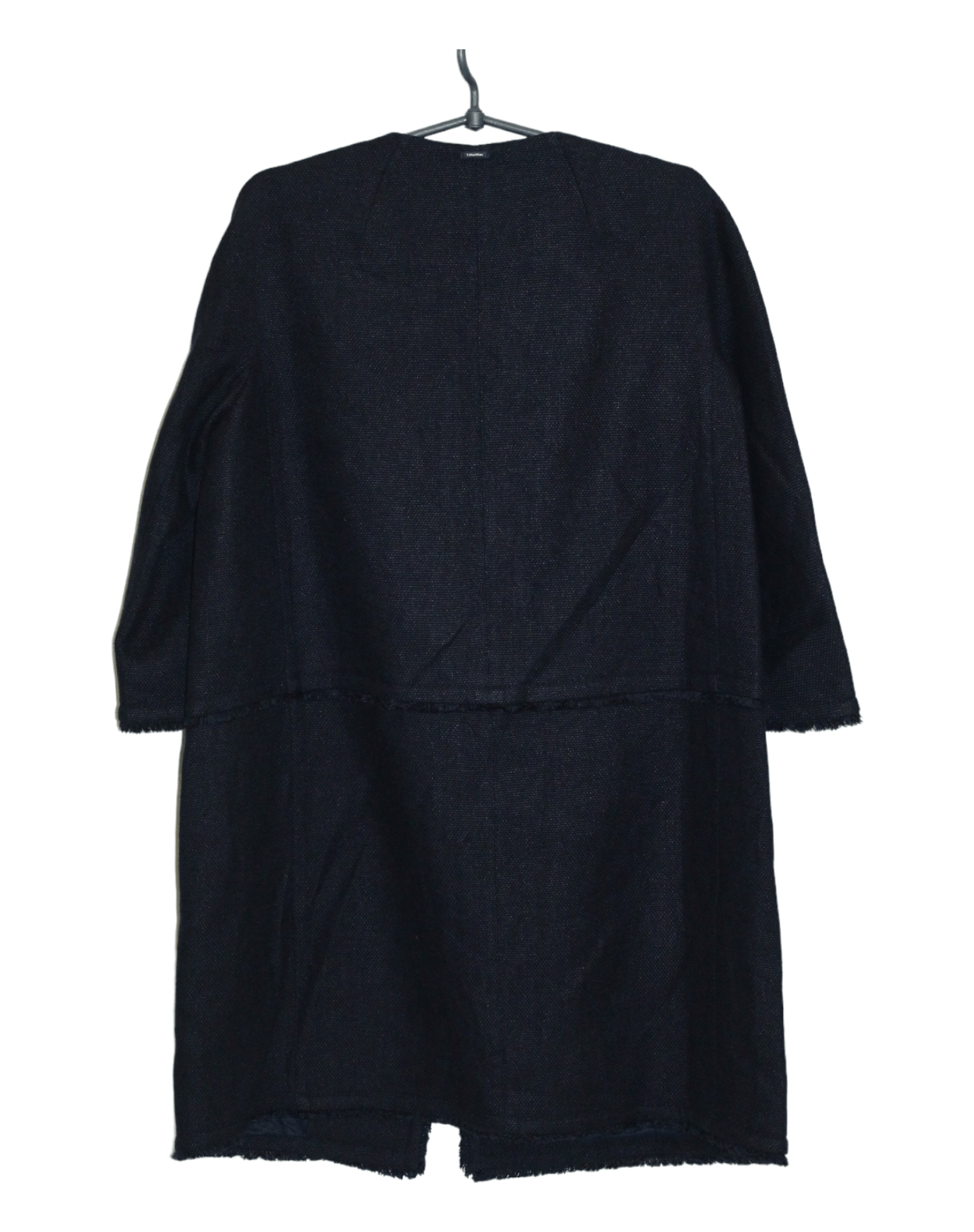 Weekend Max Mara Max Mara 'S Linen Mixed Japanese Style Collarless Tweed Coat Size L / US 10 / IT 46 - 2 Thumbnail