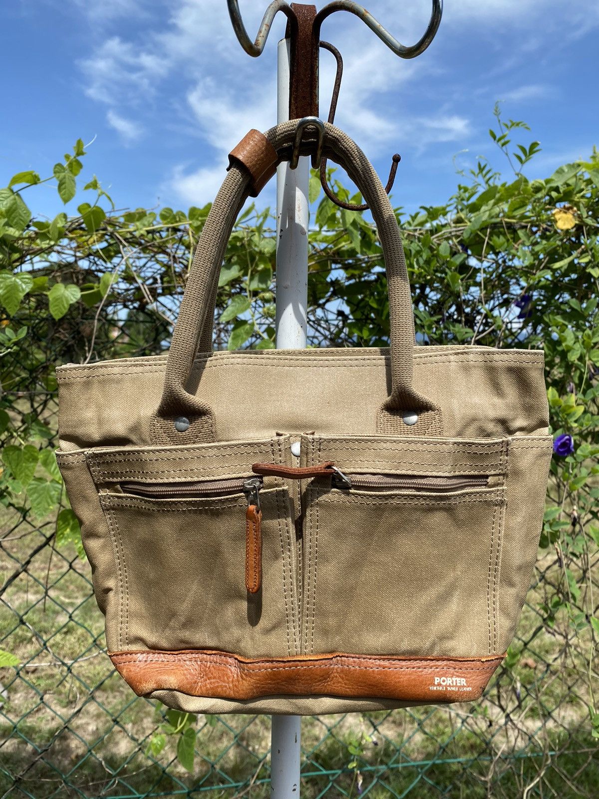 Japanese Brand Porter Canvas Tote Bag Made in Japan Size ONE SIZE - 1 Thumbnail