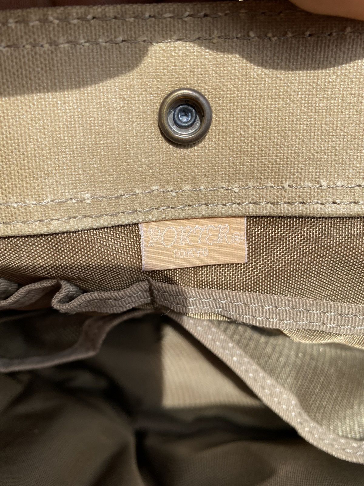 Japanese Brand Porter Canvas Tote Bag Made in Japan Size ONE SIZE - 6 Thumbnail