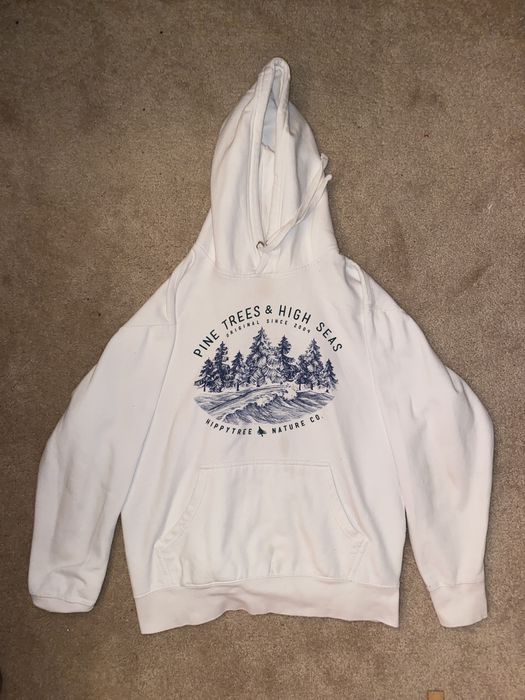 Hippy Tree White Pine Tree Men s Size Medium Sweatshirt Grailed