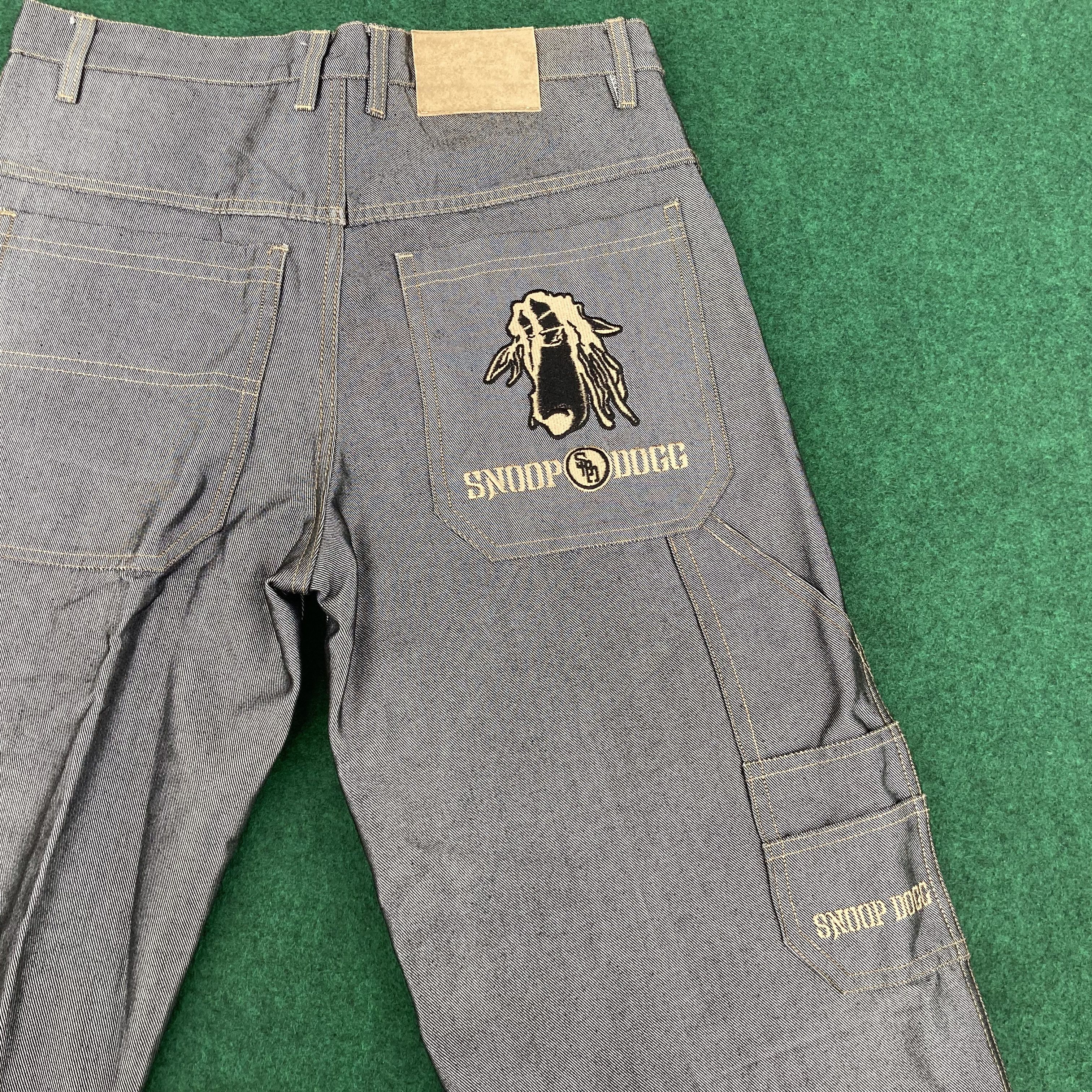 Snoop Dogg × Vintage Vtg Snoop Dogg Baggy Pant Rapper Hip Hop 90s Jeans Size US 35 - 1 Thumbnail