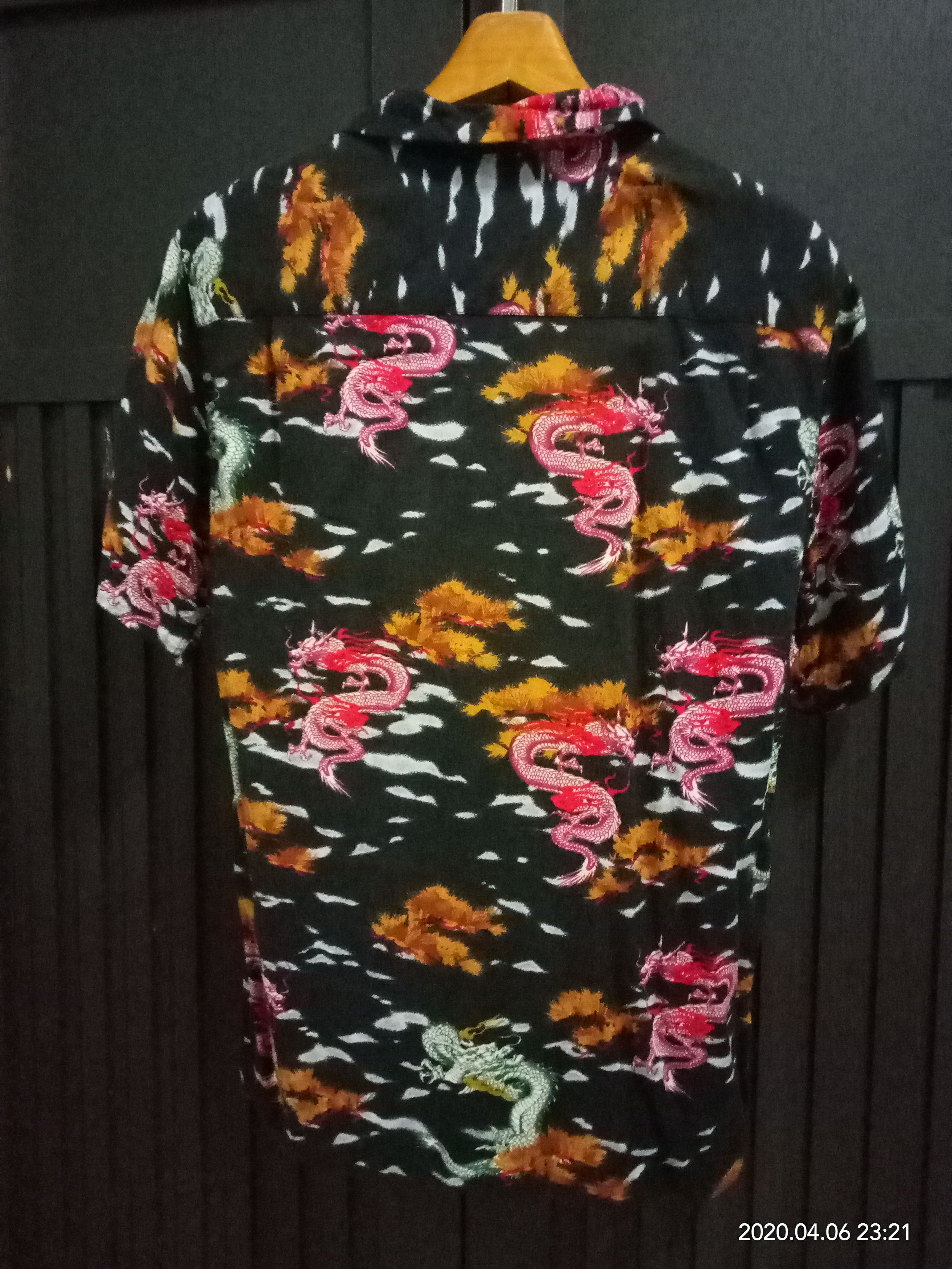 Japanese Brand Vintage Hawaiian Surf Design Dragons Japanese Fashion Size US M / EU 48-50 / 2 - 9 Thumbnail