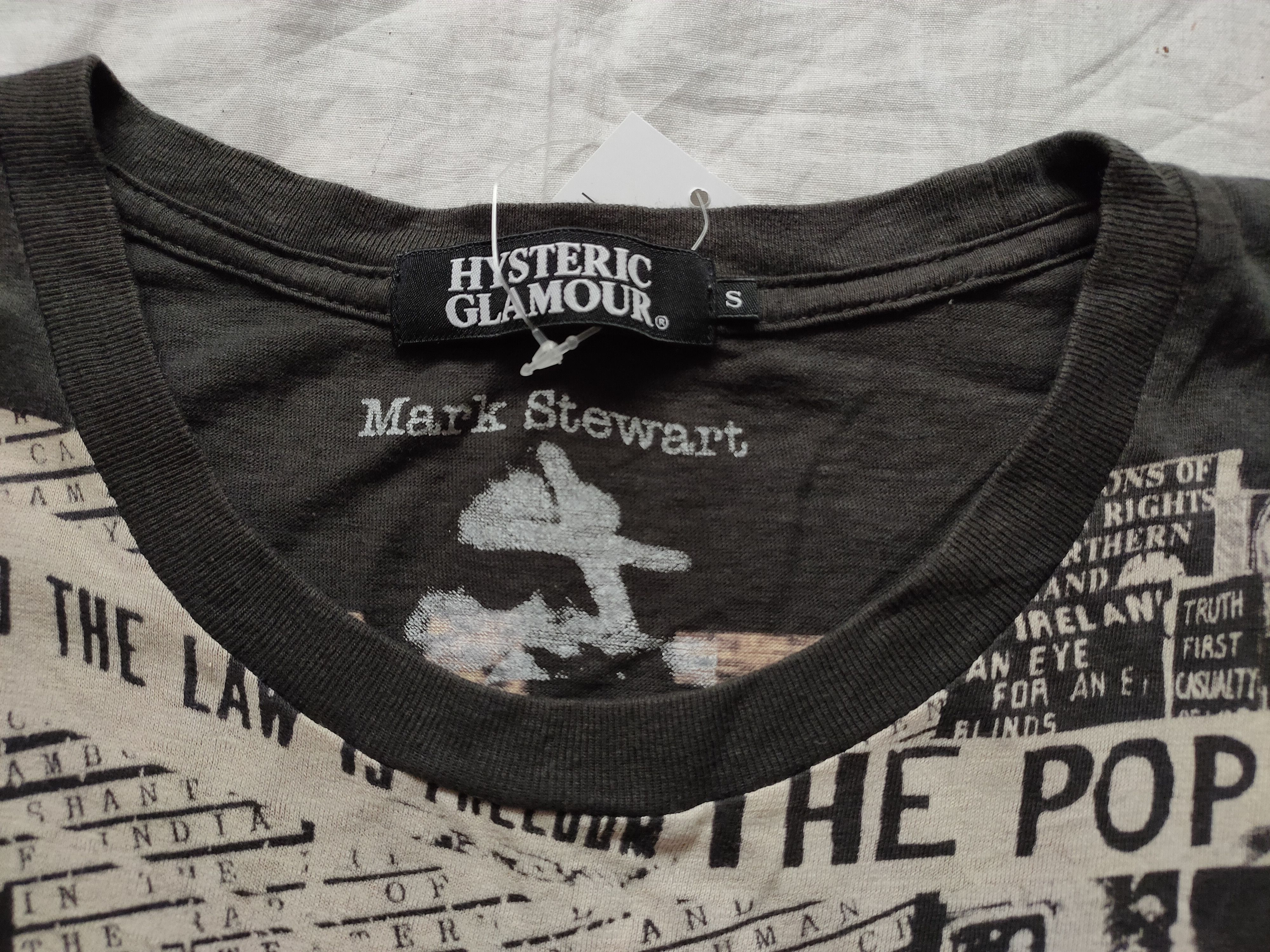 Hysteric Glamour Hysteric Glamour X Mark Stewart tshirt Size US S / EU 44-46 / 1 - 4 Thumbnail