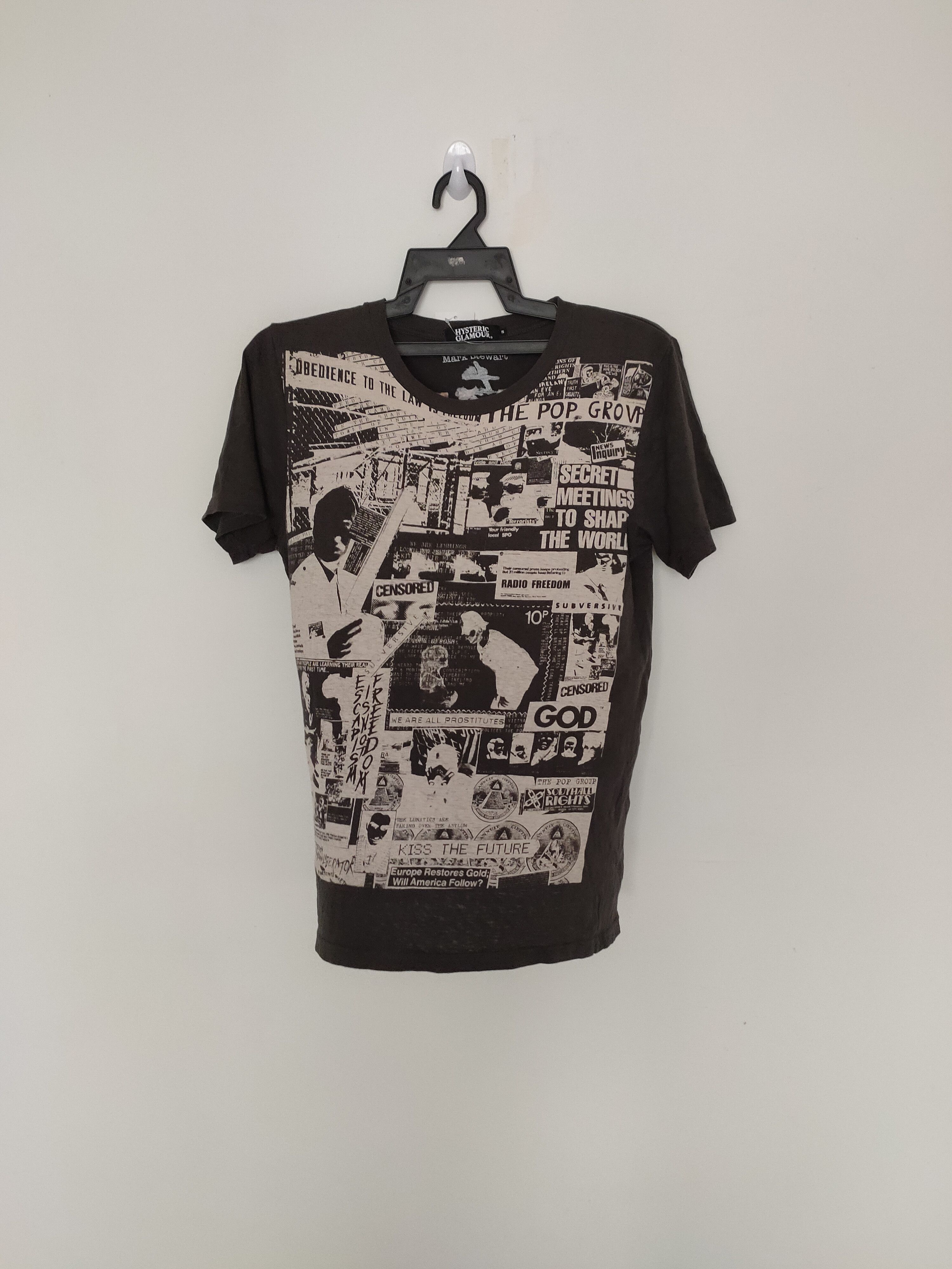 Hysteric Glamour X Mark Stewart tshirt