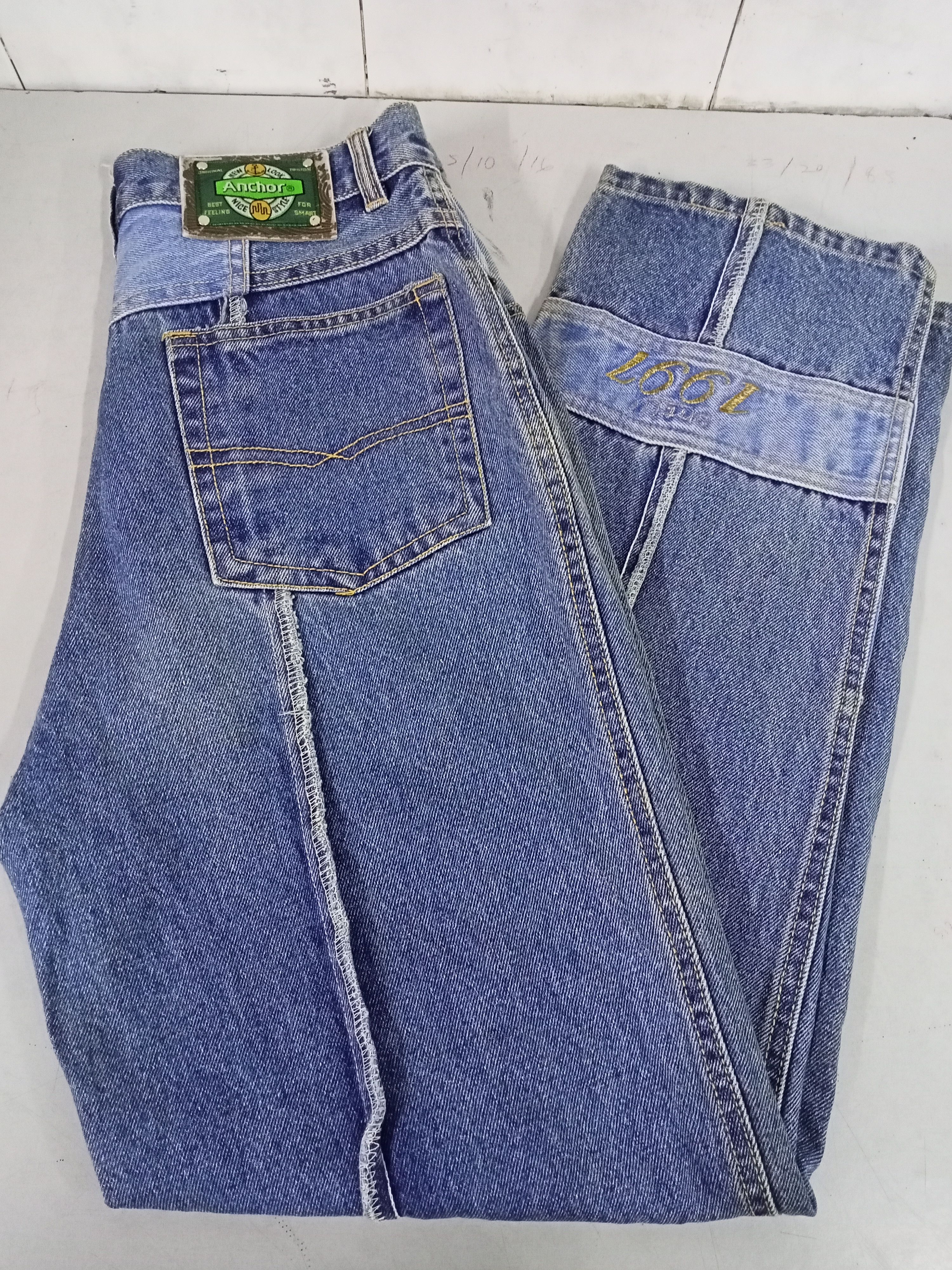 Anchor Blue Anchor blue jeans distressed Size US 28 / EU 44 - 9 Thumbnail