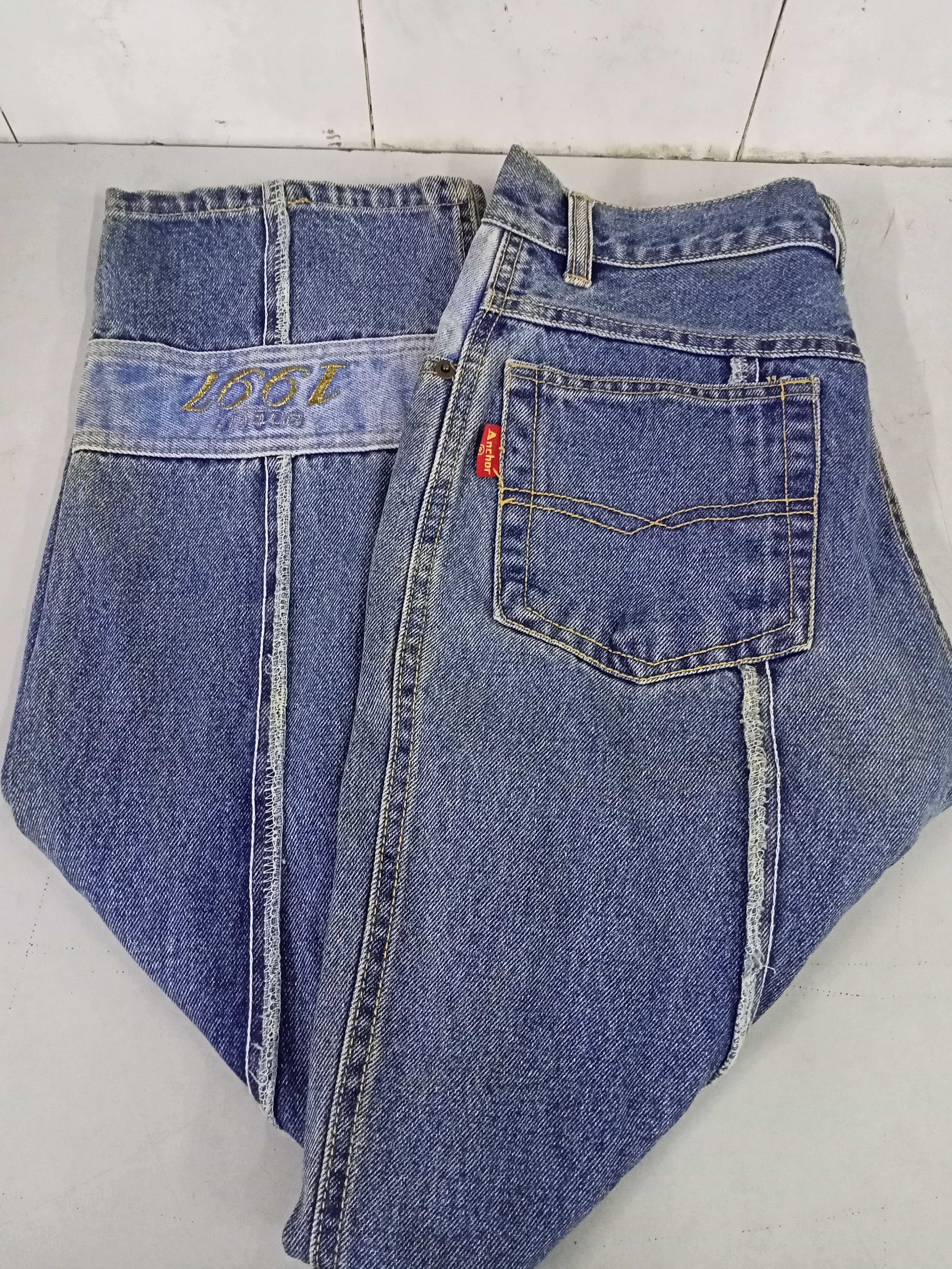 Anchor Blue Anchor blue jeans distressed Size US 28 / EU 44 - 10 Thumbnail