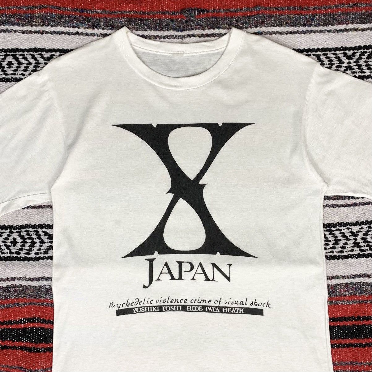 Band Tees × Vintage Vintage X Japan Rock Band Shirt Japanese Rock Band Size US S / EU 44-46 / 1 - 3 Thumbnail