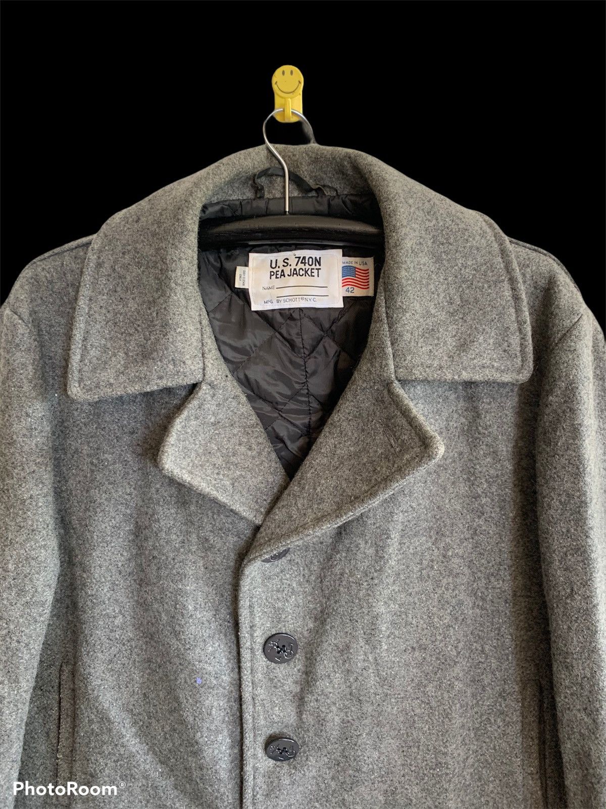Schott Vintage Schott Wool Jacket U.S 740 N Design Pea Jacket Size US XS / EU 42 / 0 - 2 Thumbnail