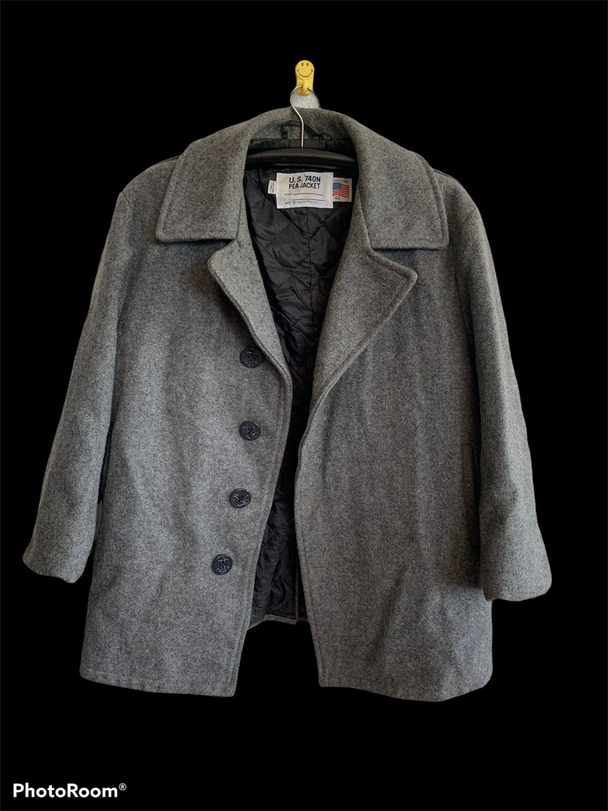Schott Vintage Schott Wool Jacket U.S 740 N Design Pea Jacket Size US XS / EU 42 / 0 - 5 Thumbnail