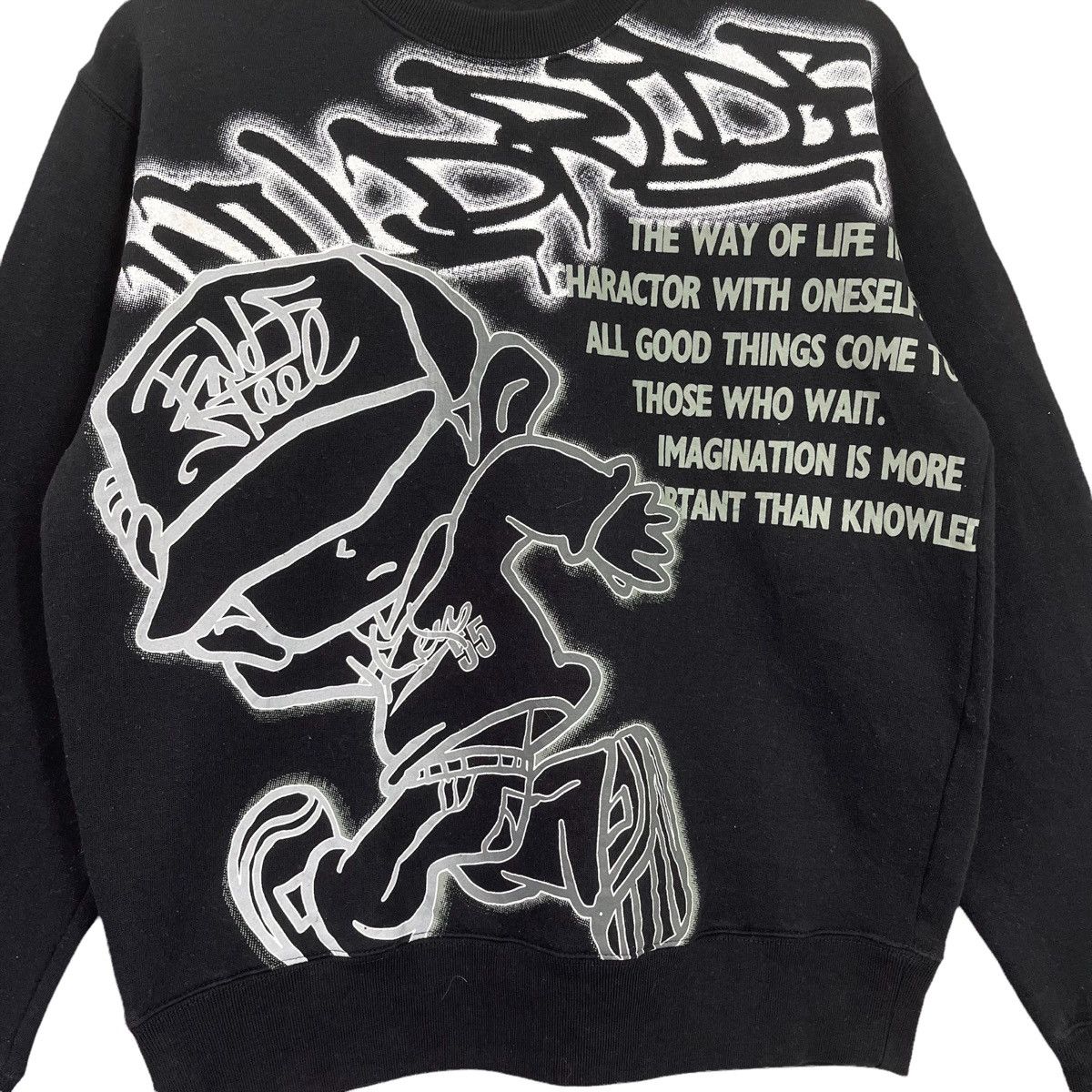 Japanese Brand Hiphop Gravity Crewneck Sweatshirt Size M Size US M / EU 48-50 / 2 - 5 Thumbnail