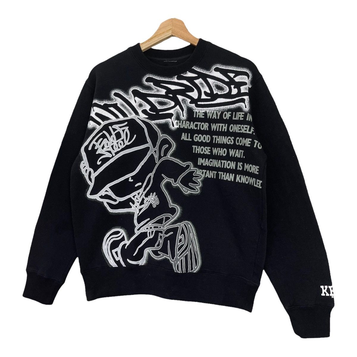 Japanese Brand Hiphop Gravity Crewneck Sweatshirt Size M Size US M / EU 48-50 / 2 - 3 Thumbnail