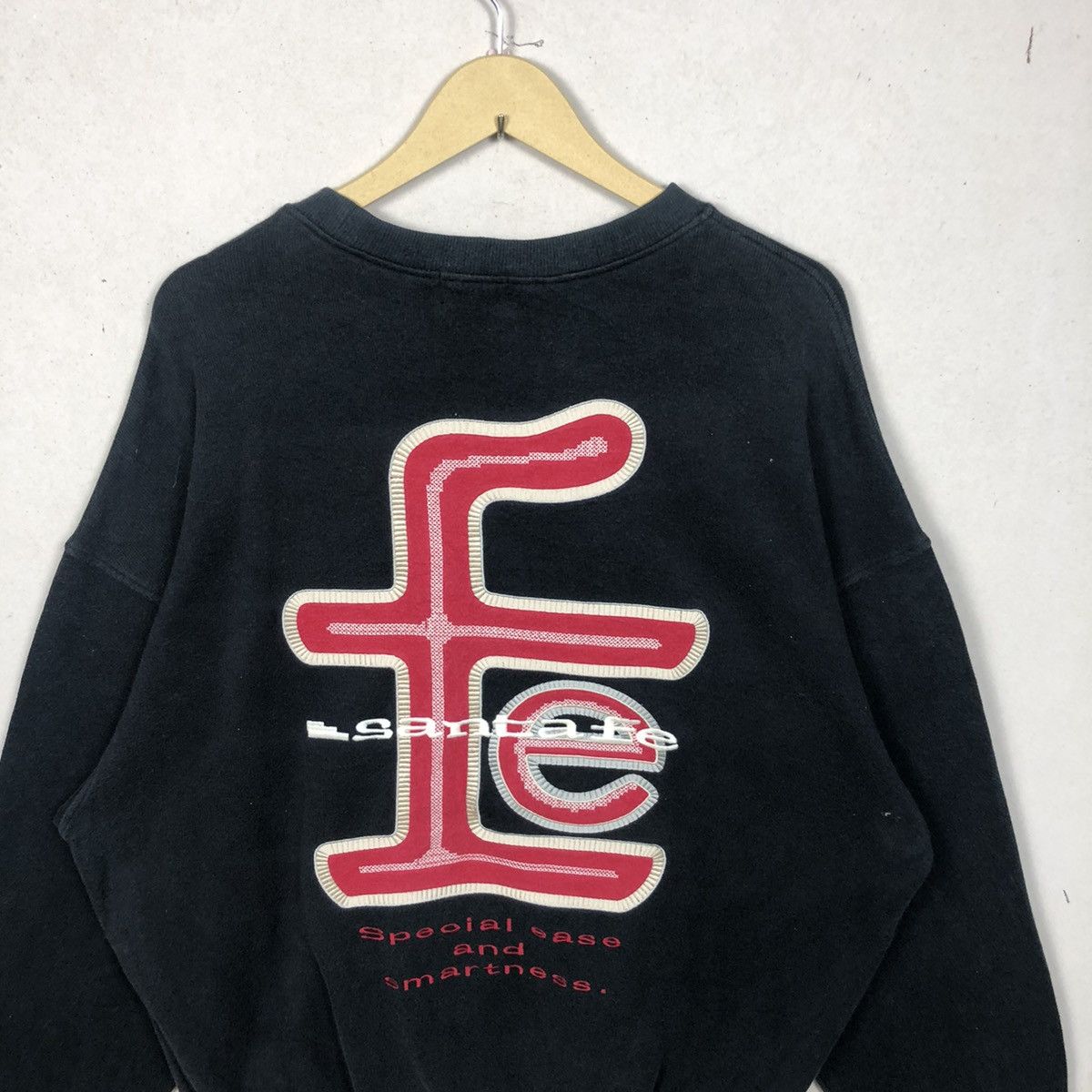 Japanese Brand Vintage 90’s Baggy Santafe Embroidery Big Logo Sweatshirt Size US XL / EU 56 / 4 - 3 Thumbnail