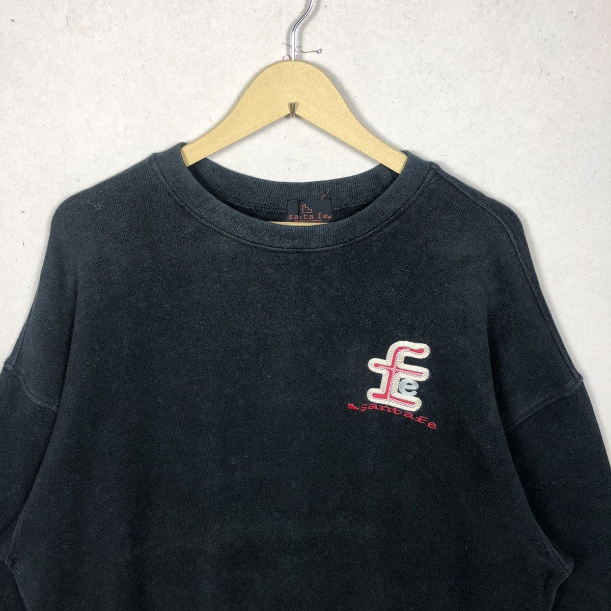 Japanese Brand Vintage 90’s Baggy Santafe Embroidery Big Logo Sweatshirt Size US XL / EU 56 / 4 - 4 Thumbnail