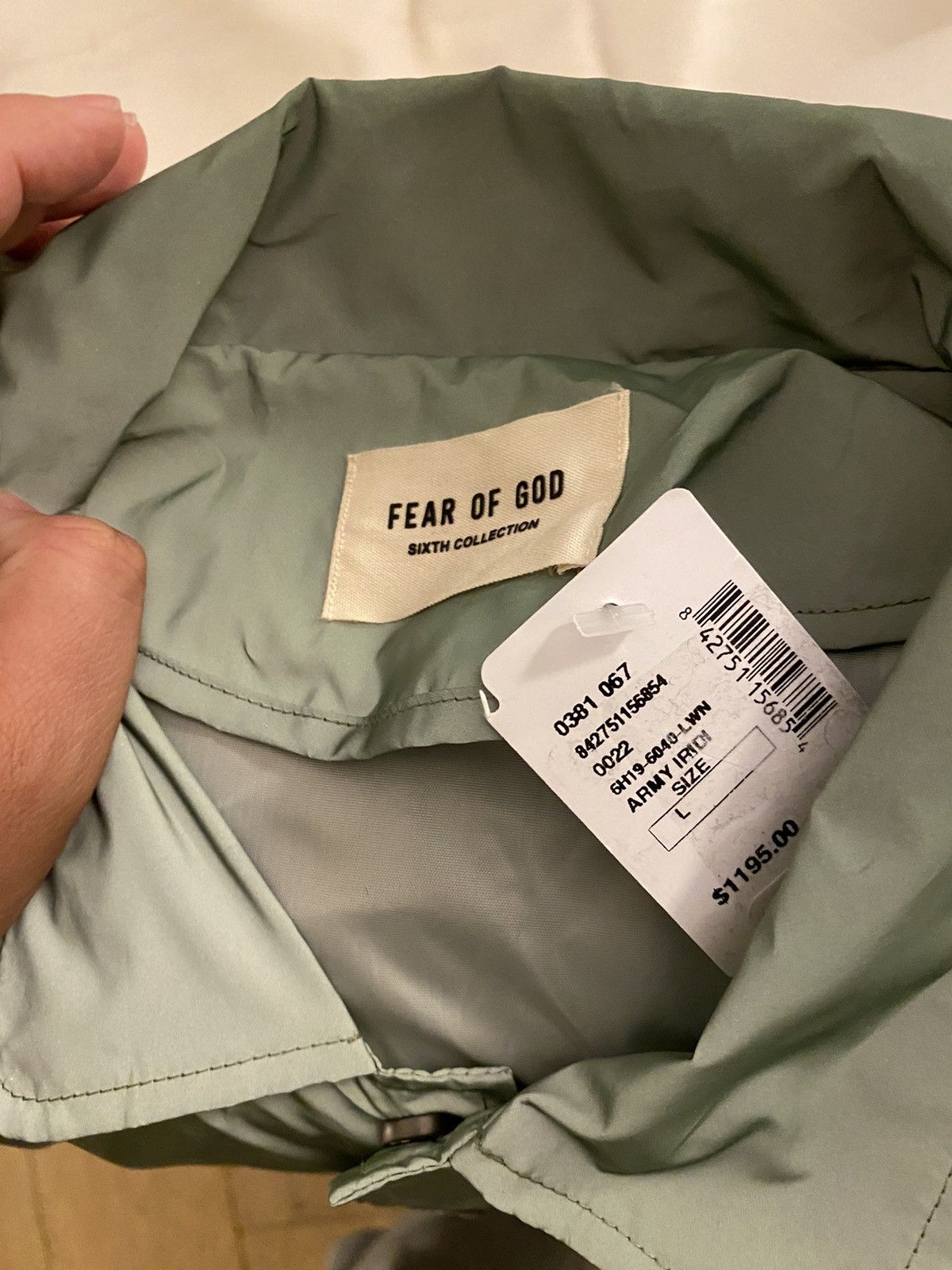 Fear of God FEAR OF GOD reflective coaches jacket sixth collection$1195 Size US L / EU 52-54 / 3 - 10 Thumbnail