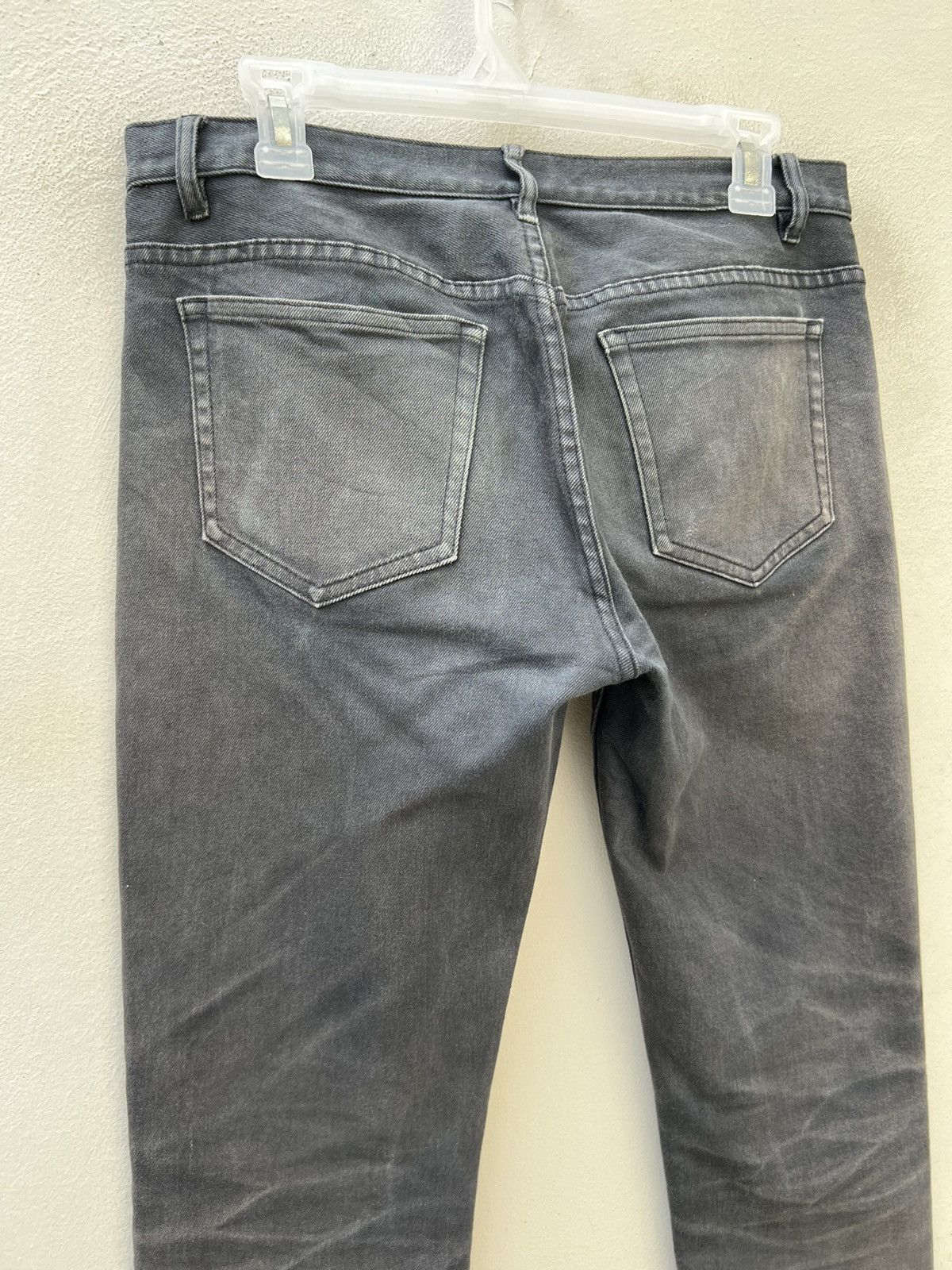 A.P.C. Vintage A.P.C. Petit Standard Sun Fade Black Denim Jeans Size US 30 / EU 46 - 15 Thumbnail