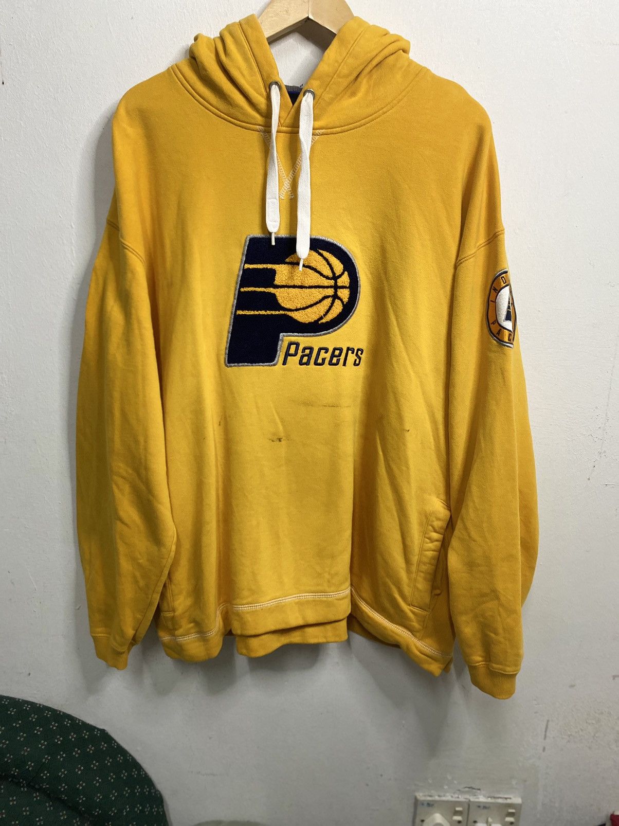 BIBBB PRICE🔥🔥VINTAGE HODIE NBA PACERS MEJESTIC (RARE COLOR)
