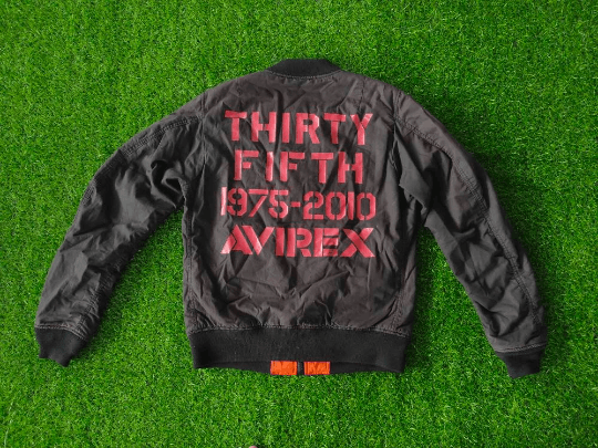 Avirex 35 Anniversary 1975-2010 Varsity Jacket Size Large
