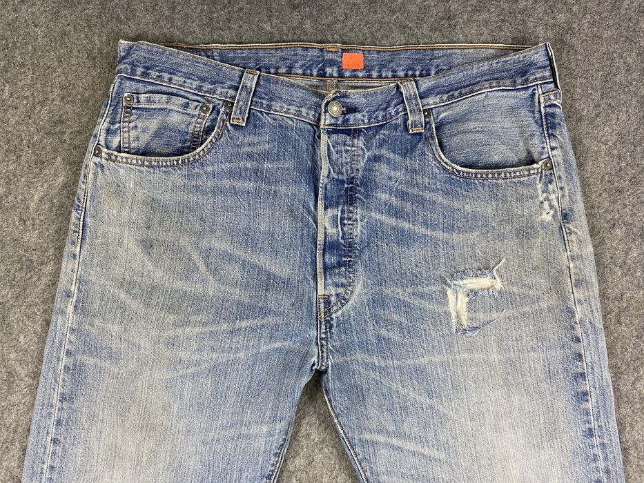 Vintage Distressed Blue Vintage Levi's 501 36x32.5 Denim -JN2359 | Grailed