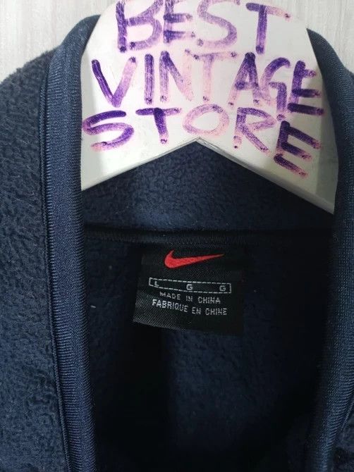 Nike Rare Vintage Nike Small Logo Full Zip Fleece Jacket Size US L / EU 52-54 / 3 - 6 Thumbnail