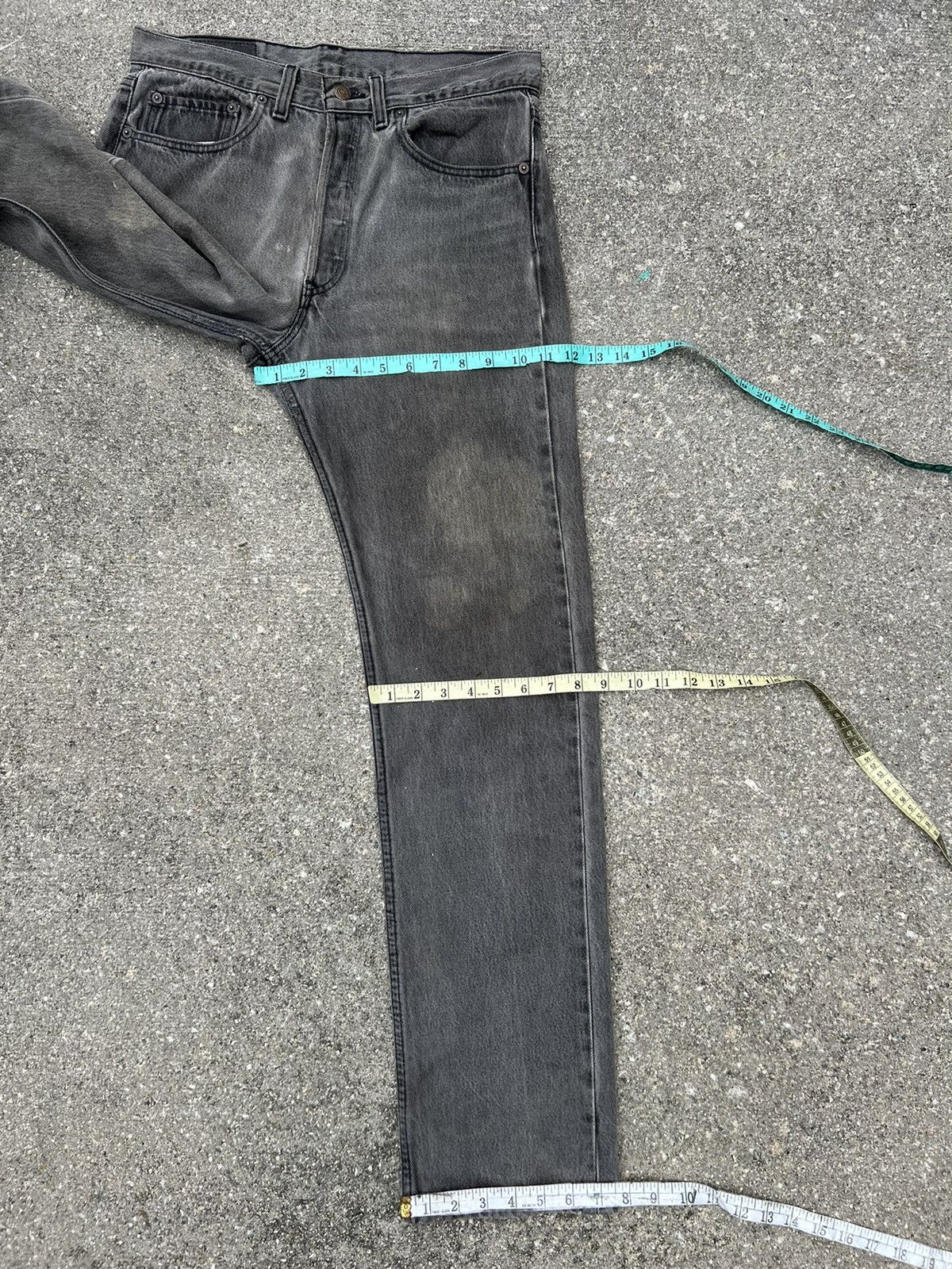 Levi's Vintage 1994 Levi’s 501 Faded Black Denim Jeans Size US 31 - 3 Thumbnail