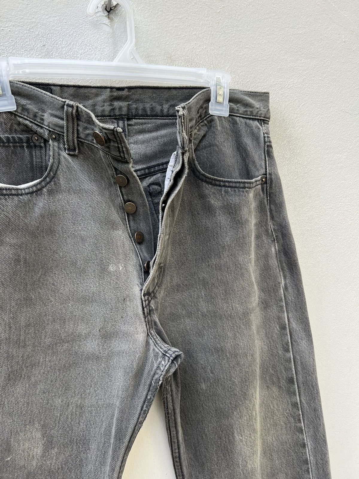 Levi's Vintage 1994 Levi’s 501 Faded Black Denim Jeans Size US 31 - 8 Thumbnail
