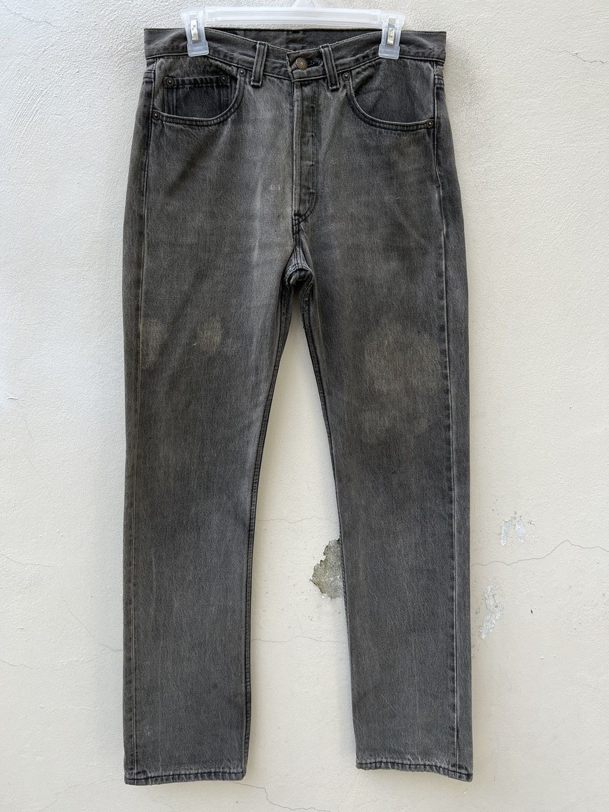 Levi's Vintage 1994 Levi’s 501 Faded Black Denim Jeans Size US 31 - 6 Thumbnail
