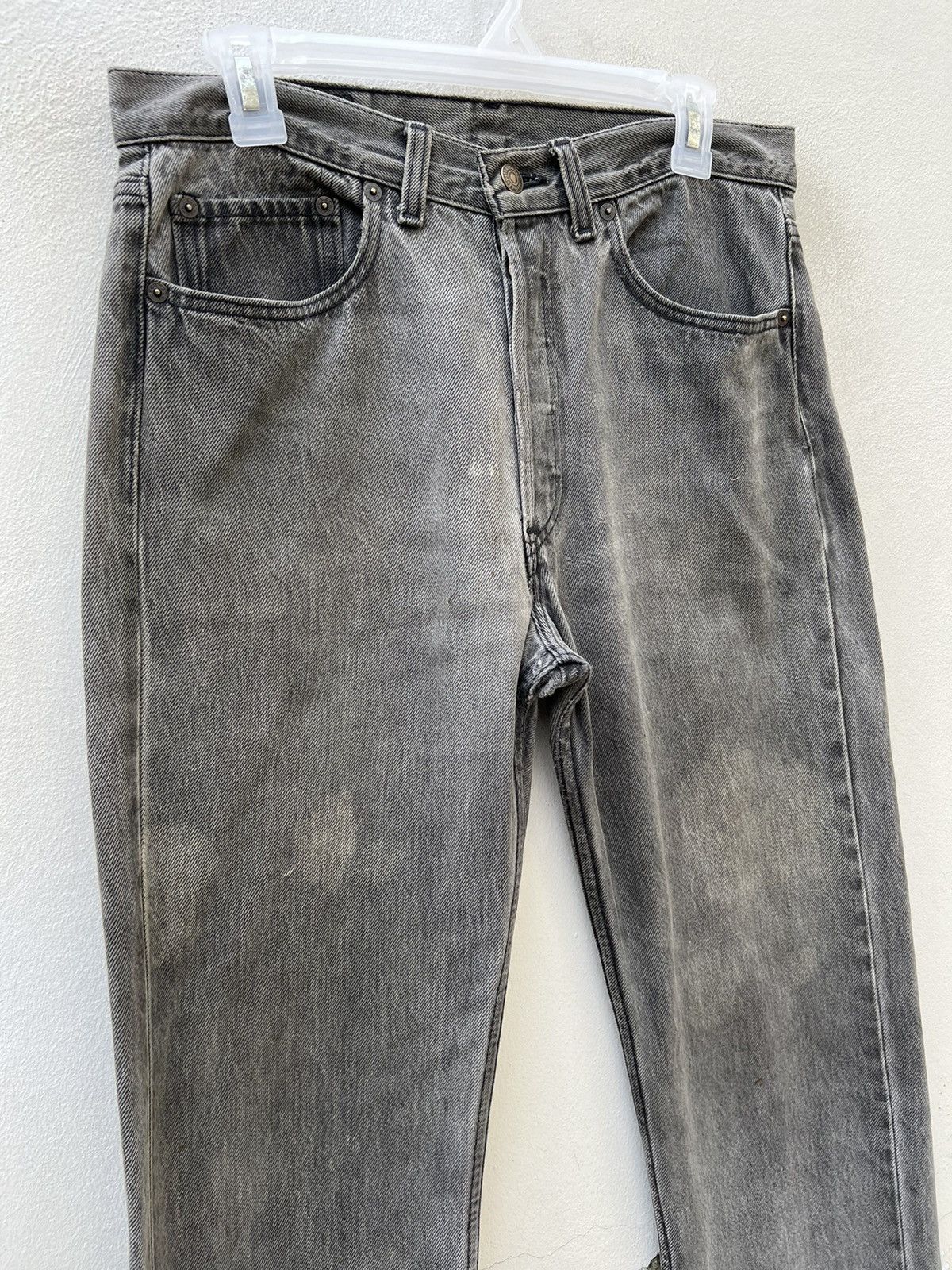 Levi's Vintage 1994 Levi’s 501 Faded Black Denim Jeans Size US 31 - 7 Thumbnail